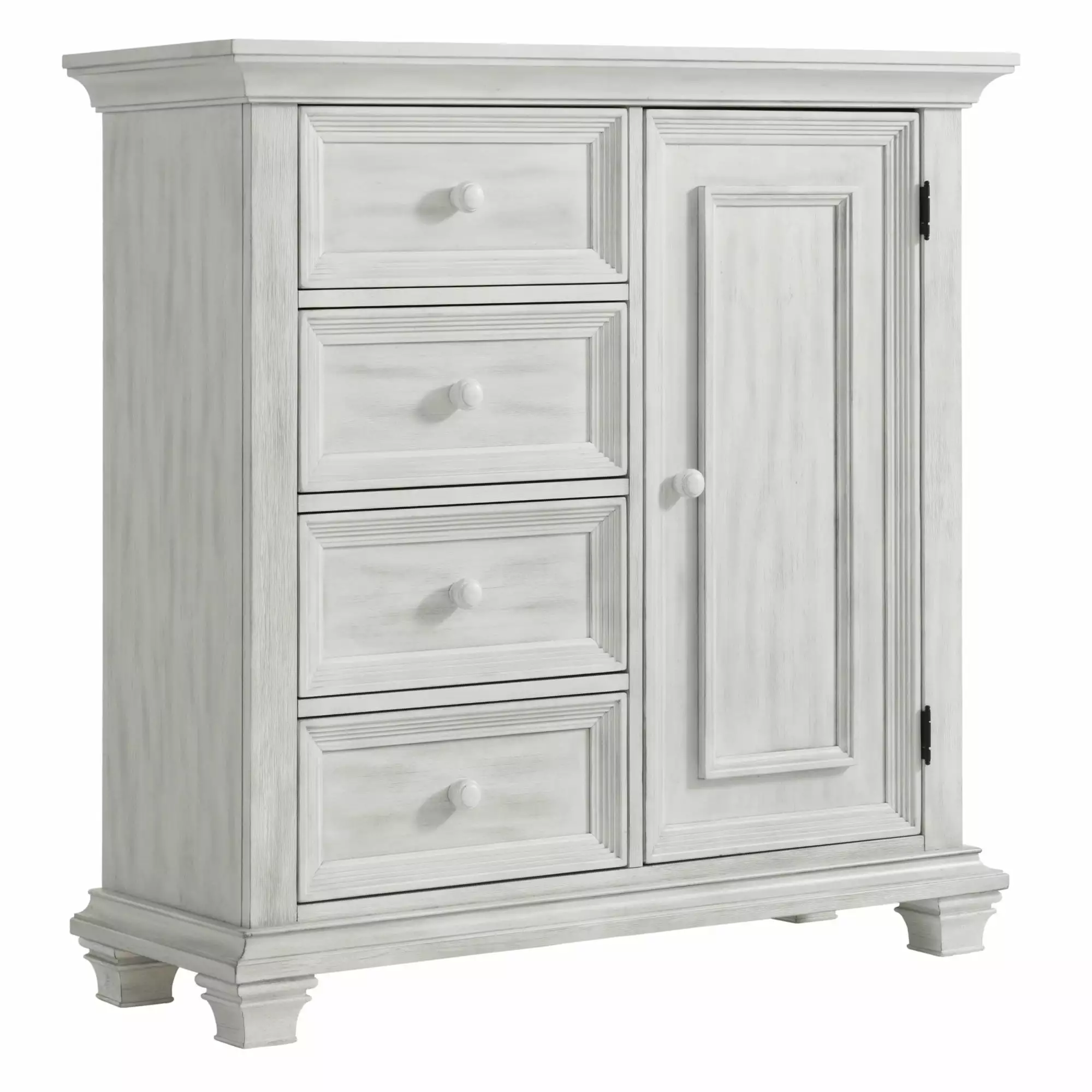 Oxford Baby Weston Chifferobe Vintage White Nursery Wardrobe