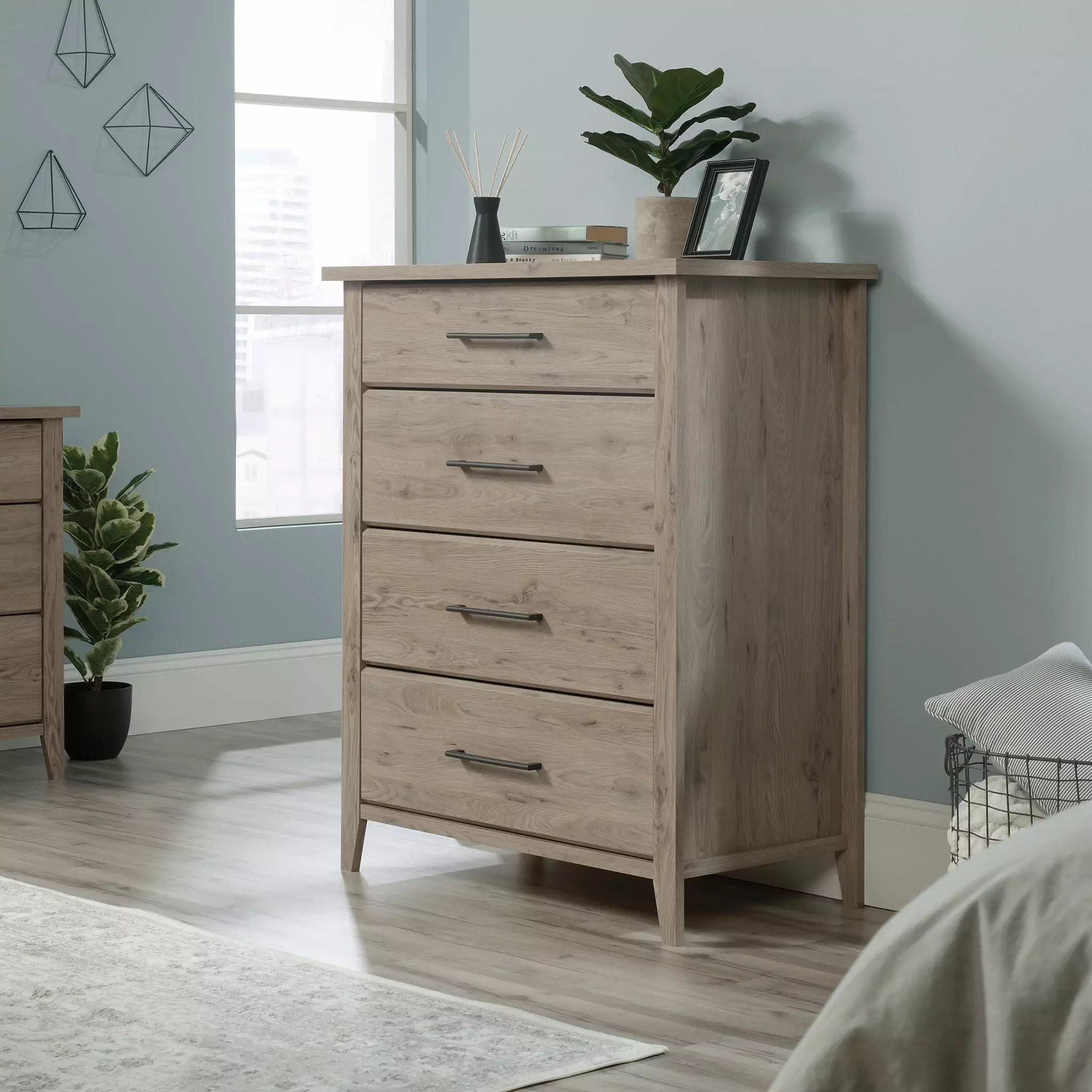 Sauder Summit Station Chest Laurel Oak Finish