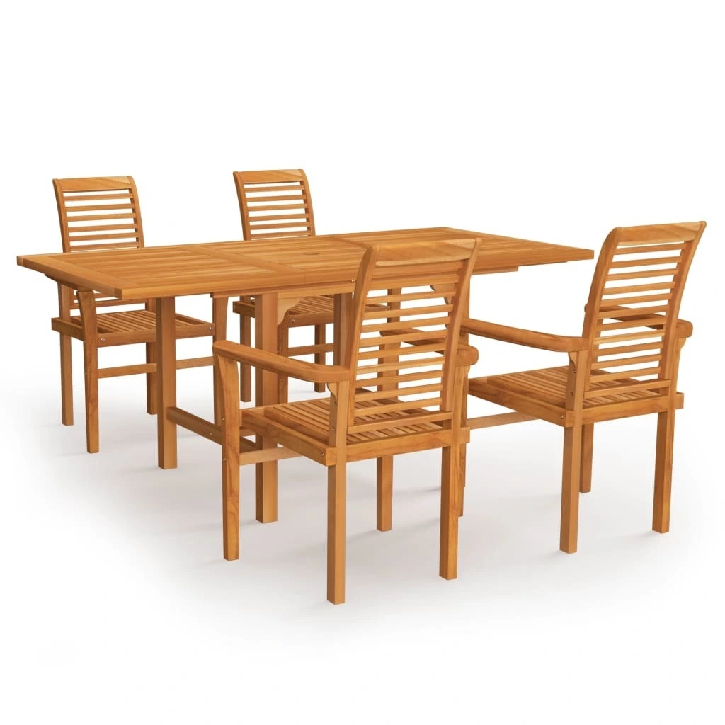 Patio Bench Cream Cushion 44.1 Inches Solid Teak Wood Phoenix Dropship