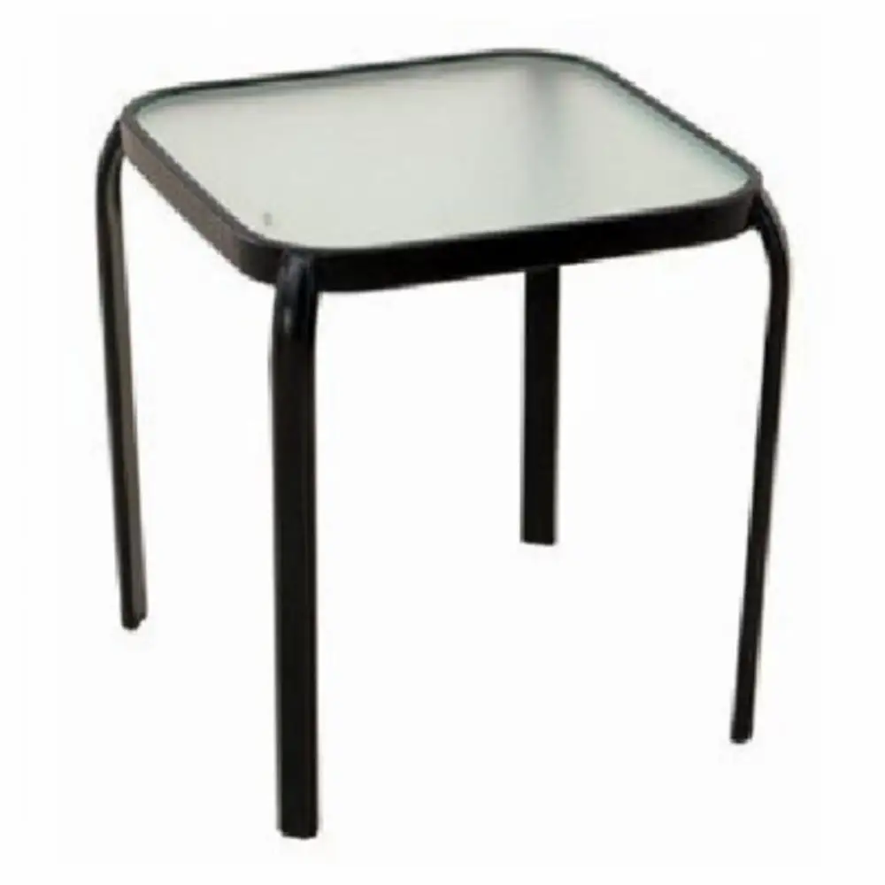 Four Seasons Courtyard 735.1332.000 Sunny Isles Glass Square Table 16 Inch