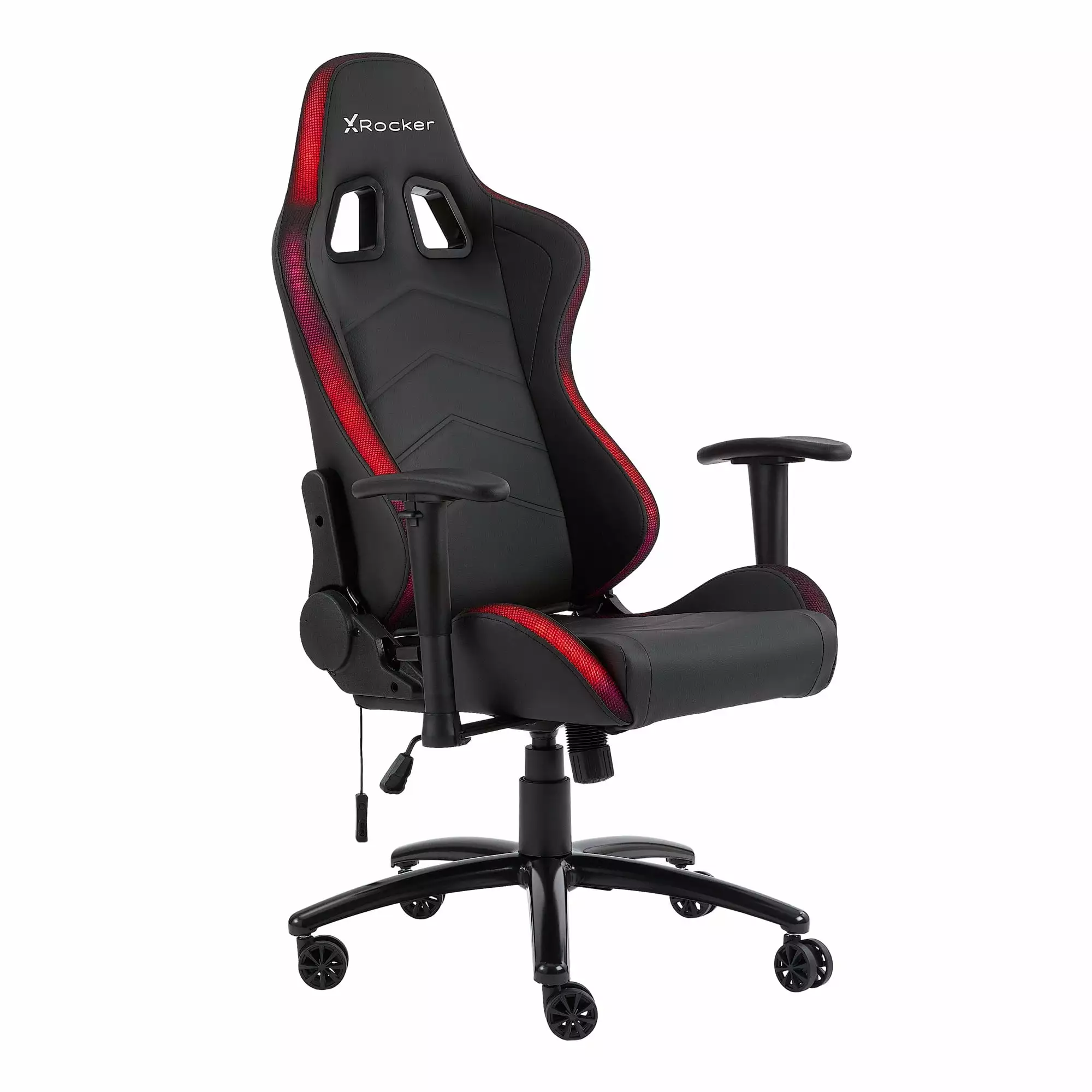 X Rocker Thrasher RGB PC Gaming Chair Black 22.44 x 27.16 x 50.39 - 53.14