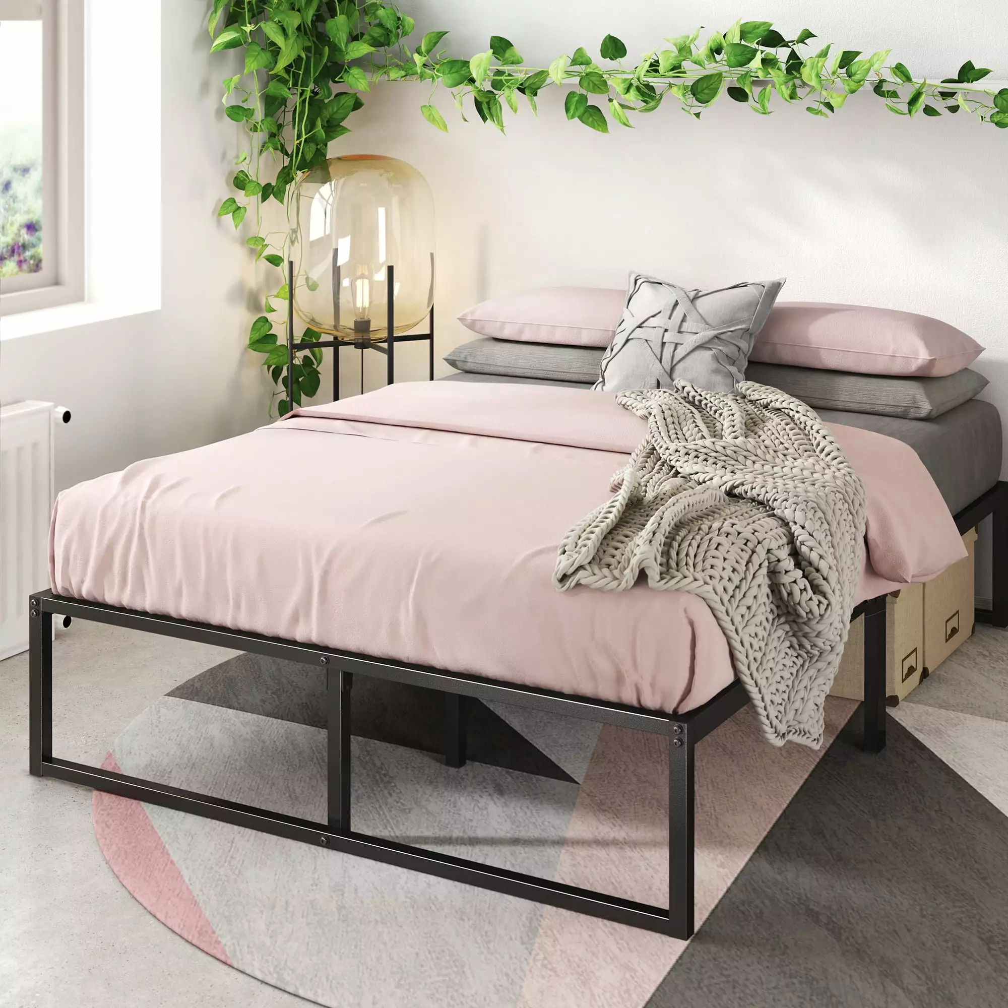 Zinus Lorelei 14 Metal Platform Bed Frame - Twin Size