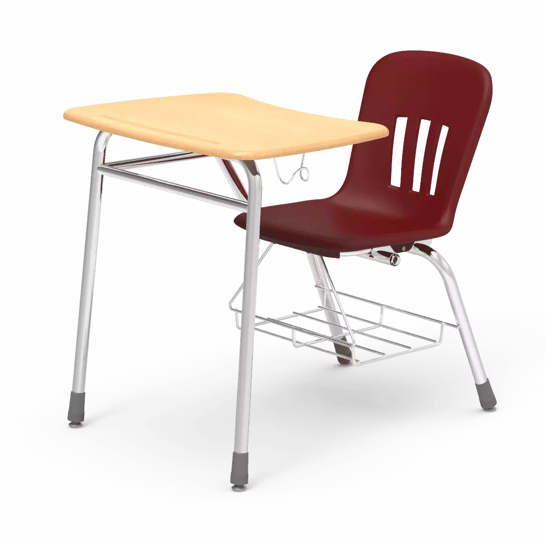 Metaphor Series Chair Desk 19 x 25 Top Portable Writing Desk Virco