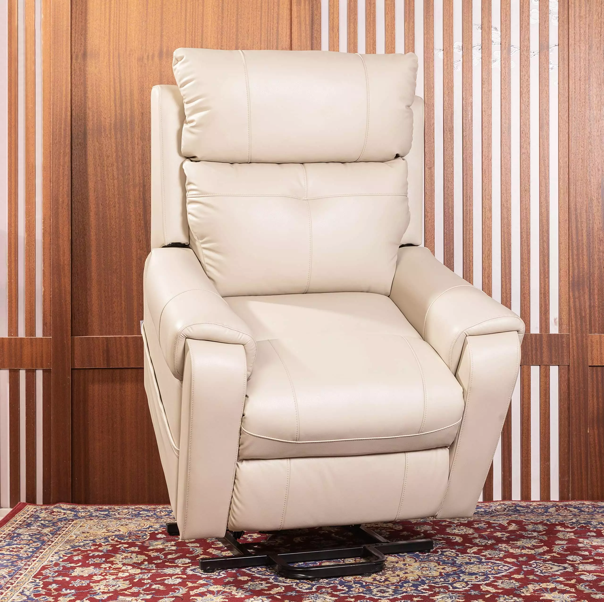 DeeHome Lehboson Electric Power Lift Recliner Chair Sofa Elderly Beige