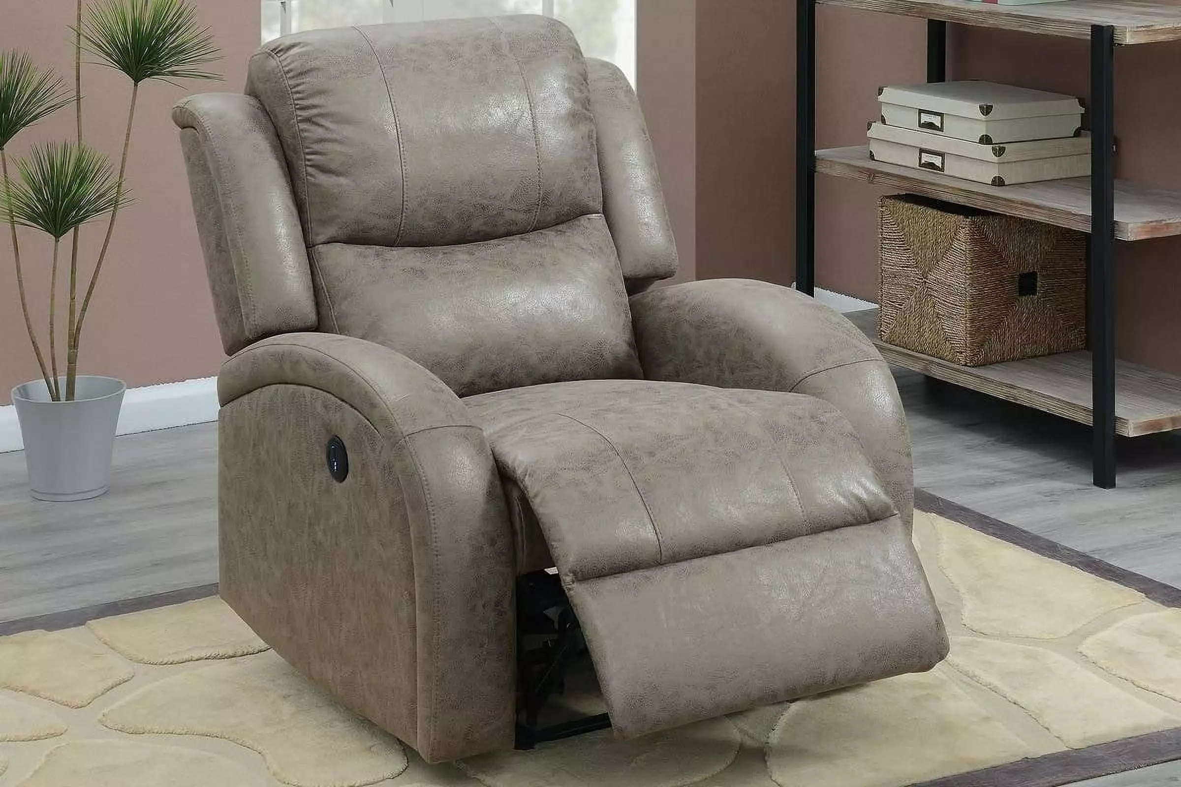 DeeHome POWER RECLINER Stone - Electric Power Lift Recliner Chair Living Room
