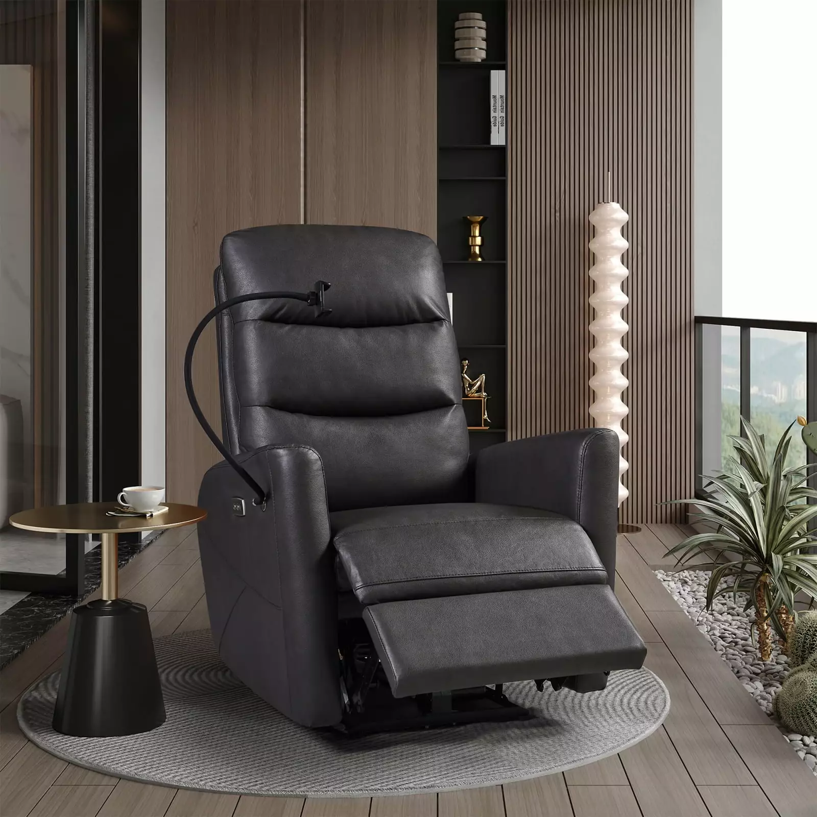 Recliner Chair Power Function - Easy Control Single Chair Living Room or Bedroom Miekor