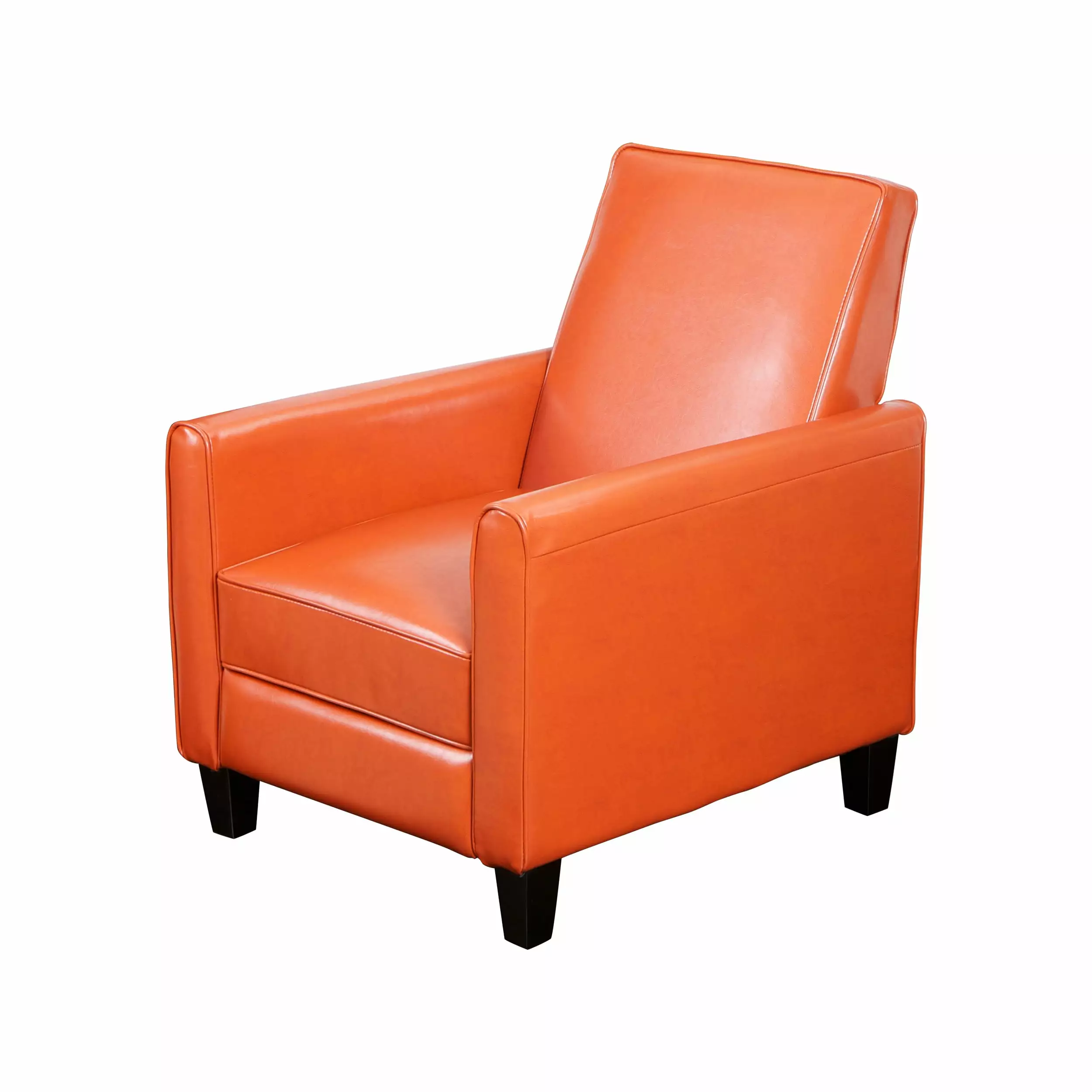 DeeHome Recliner Push Back Chair Elegant Home Décor Orange