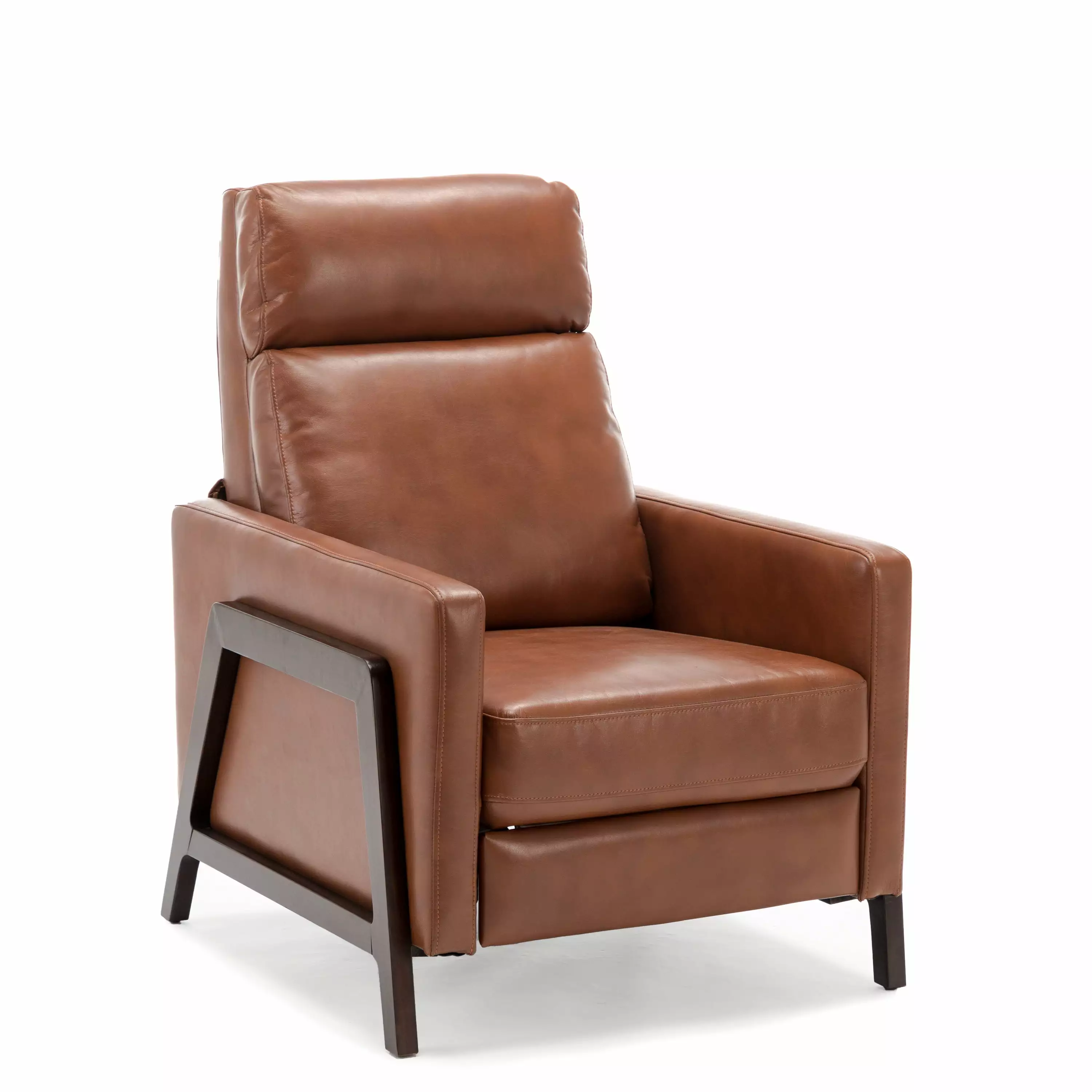 Push Back Recliner Caramel Comfortable Living Room Seating Jamini