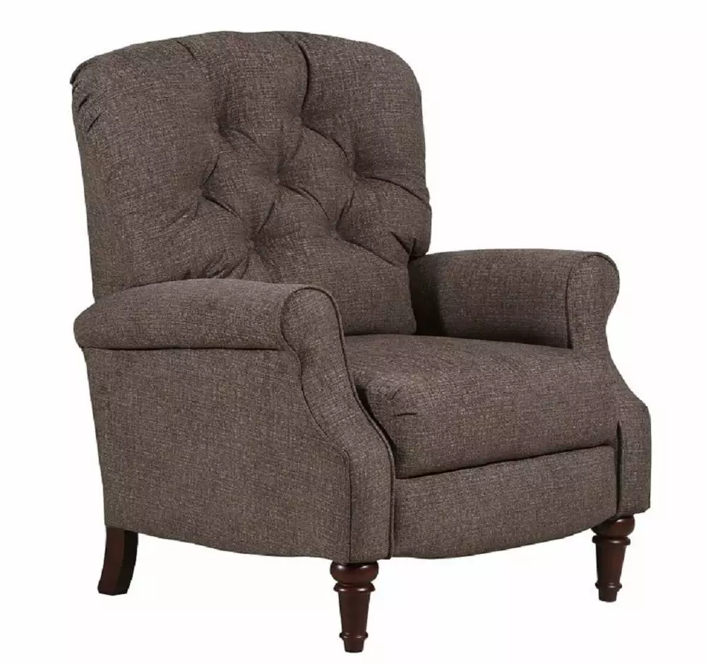Lane Belle Push Back High Leg Hide Chase Recliner Soft Fabric Lane Home Furnishings