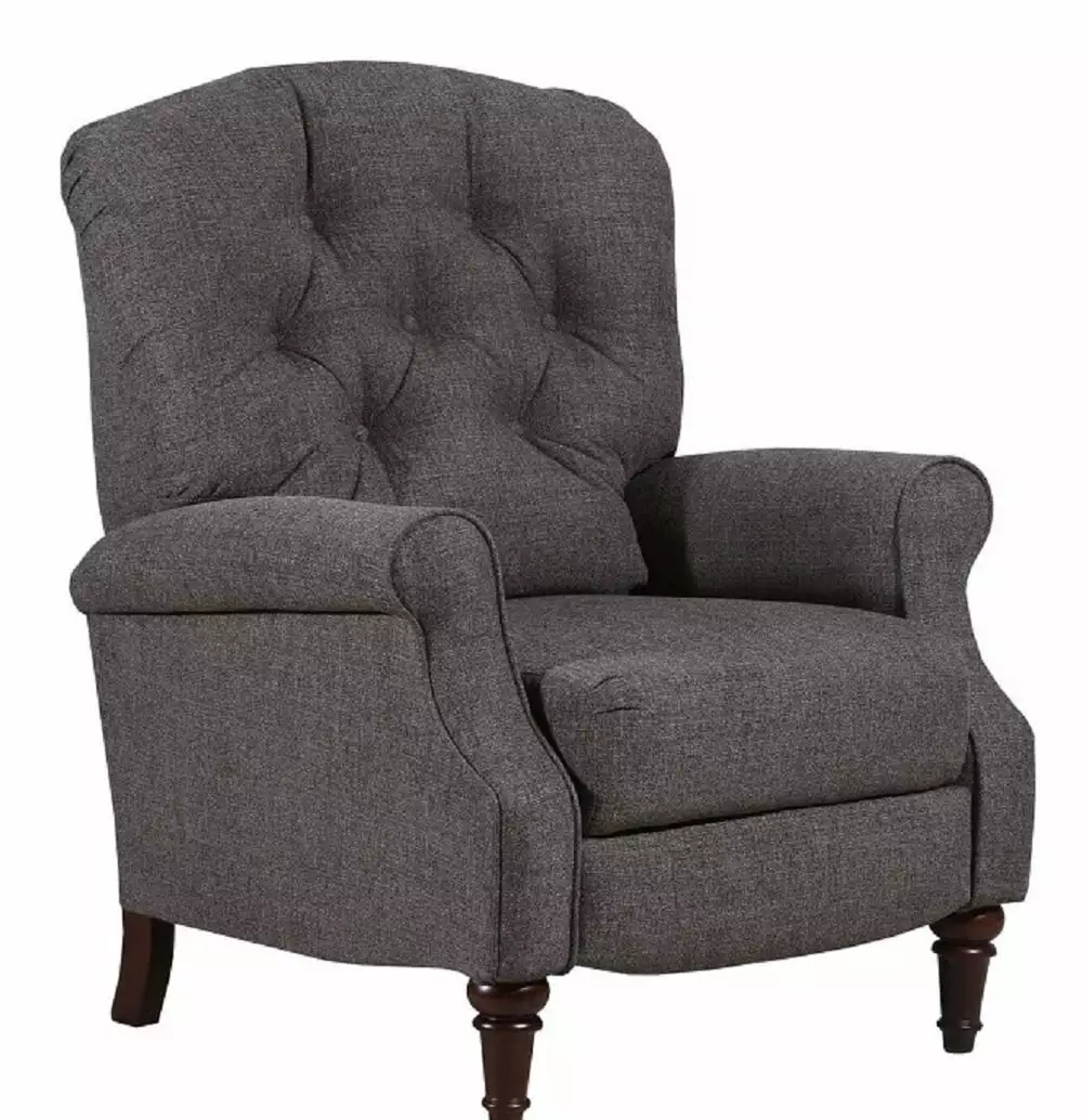 Lane Belle Push Back High Leg Hide Chase Recliner Soft Fabric Lane Home Furnishings