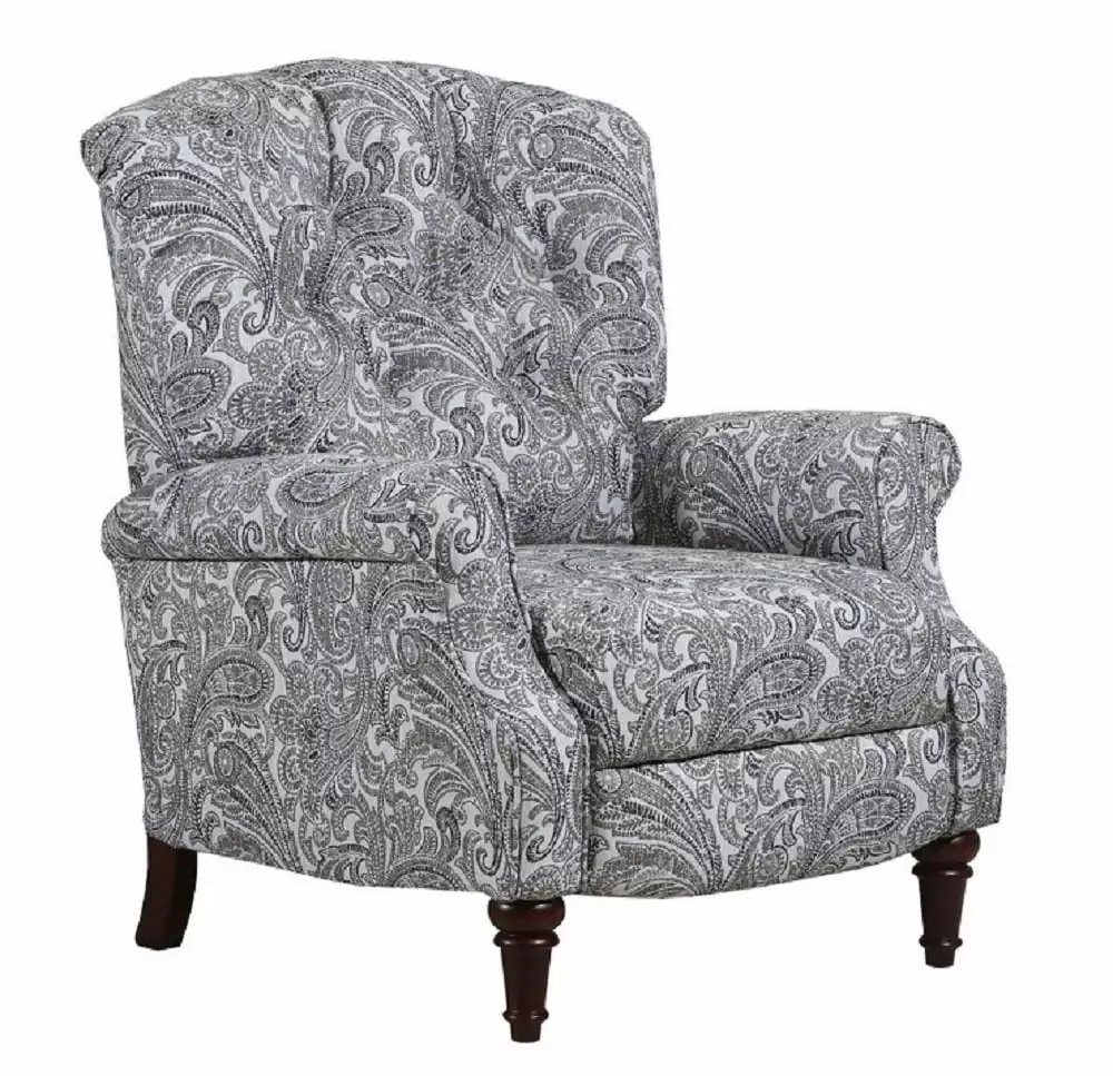 Lane Belle Push Back High Leg Hide Chase Recliner Soft Fabric Lane Home Furnishings