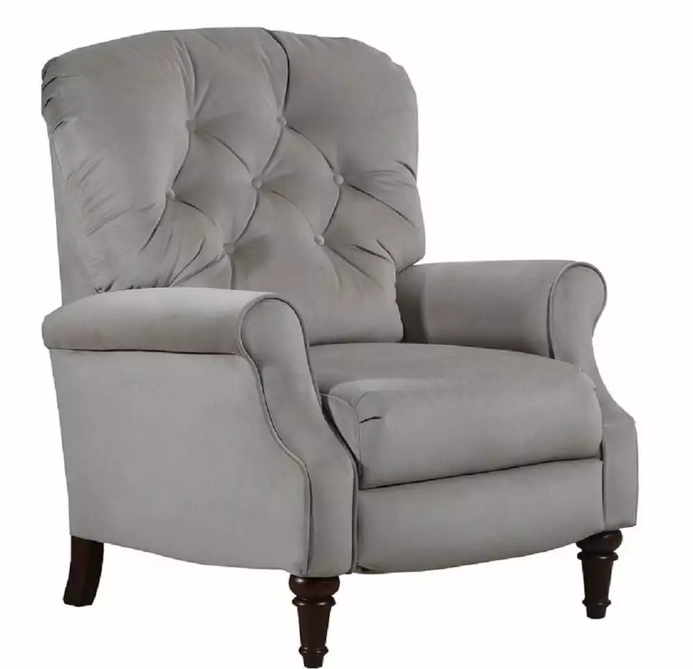 Lane Belle Push Back High Leg Hide Chase Recliner Lane Home Furnishings