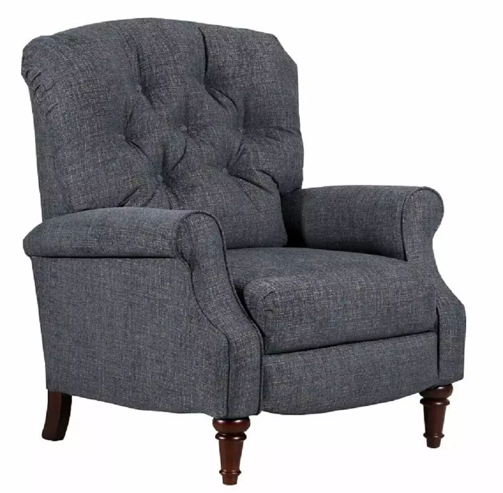 Lane Belle Push Back High Leg Hide Chase Recliner Lane Home Furnishings