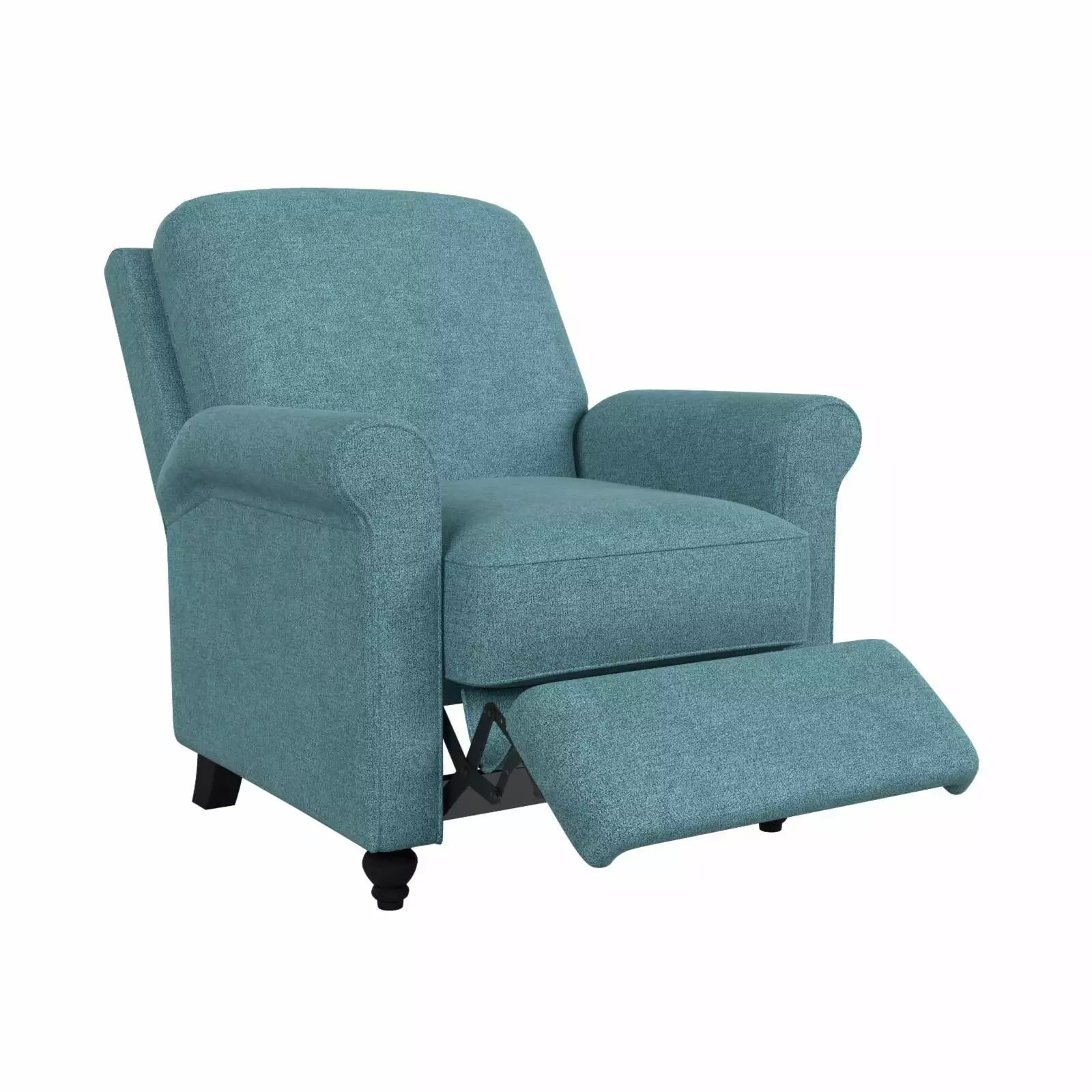 ProLounger Medium Blue Chenille Push Back Recliner Chair