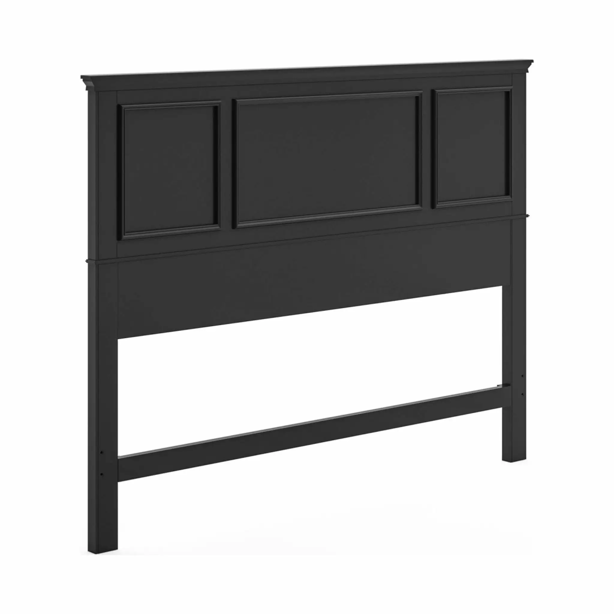 Homestyles Bedford Wood Queen Headboard Black - Elegant Bedroom Upgrade