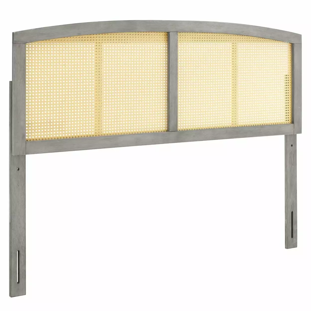 Halcyon Cane Queen Headboard Gray Modway