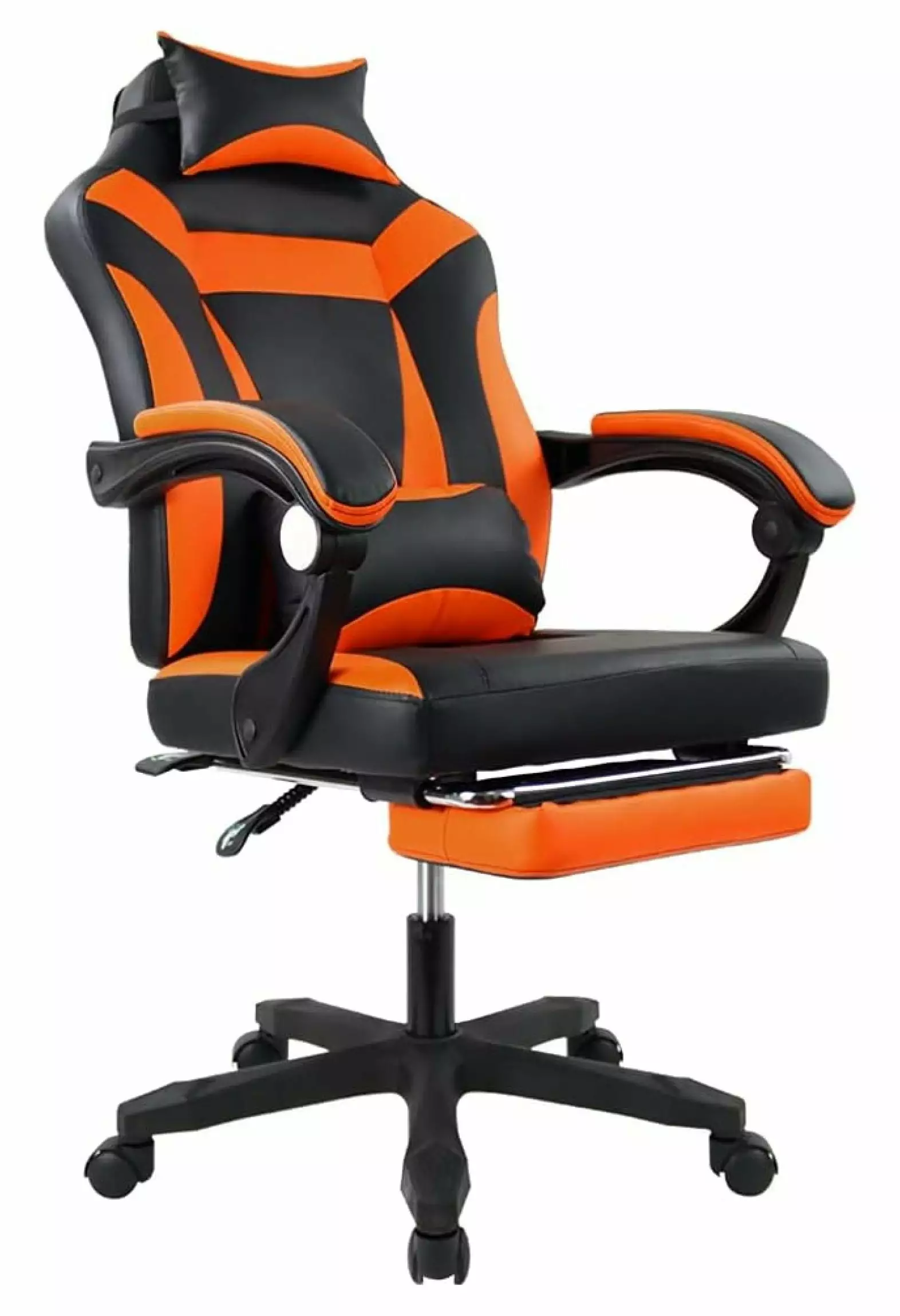 Bennium Ergonomic Gaming Chair E-Sport Racing Computer Adjustable Armrest and Lumbar Support - Orange
