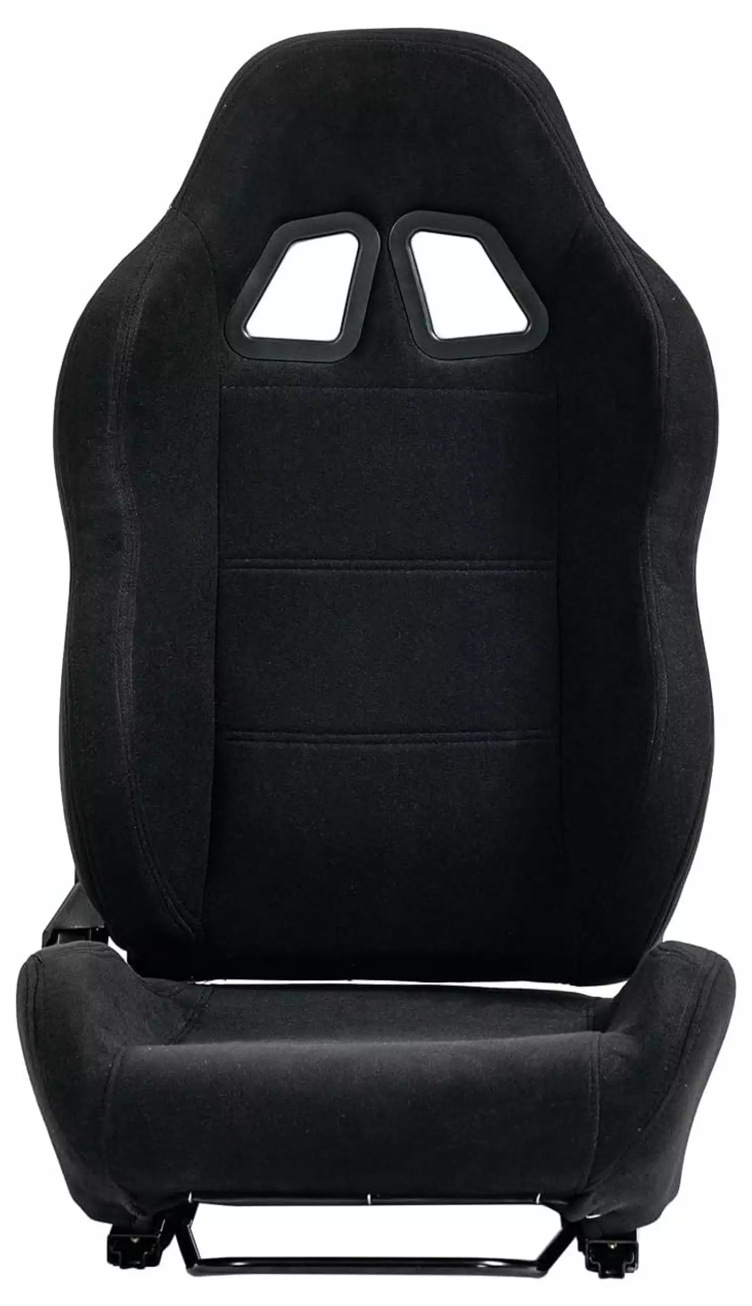 LzerLyh Racing Seat Adjustable Slide Racing Wheel Simulator Stand Cockpit Breathable Fabric Black Installed Parts