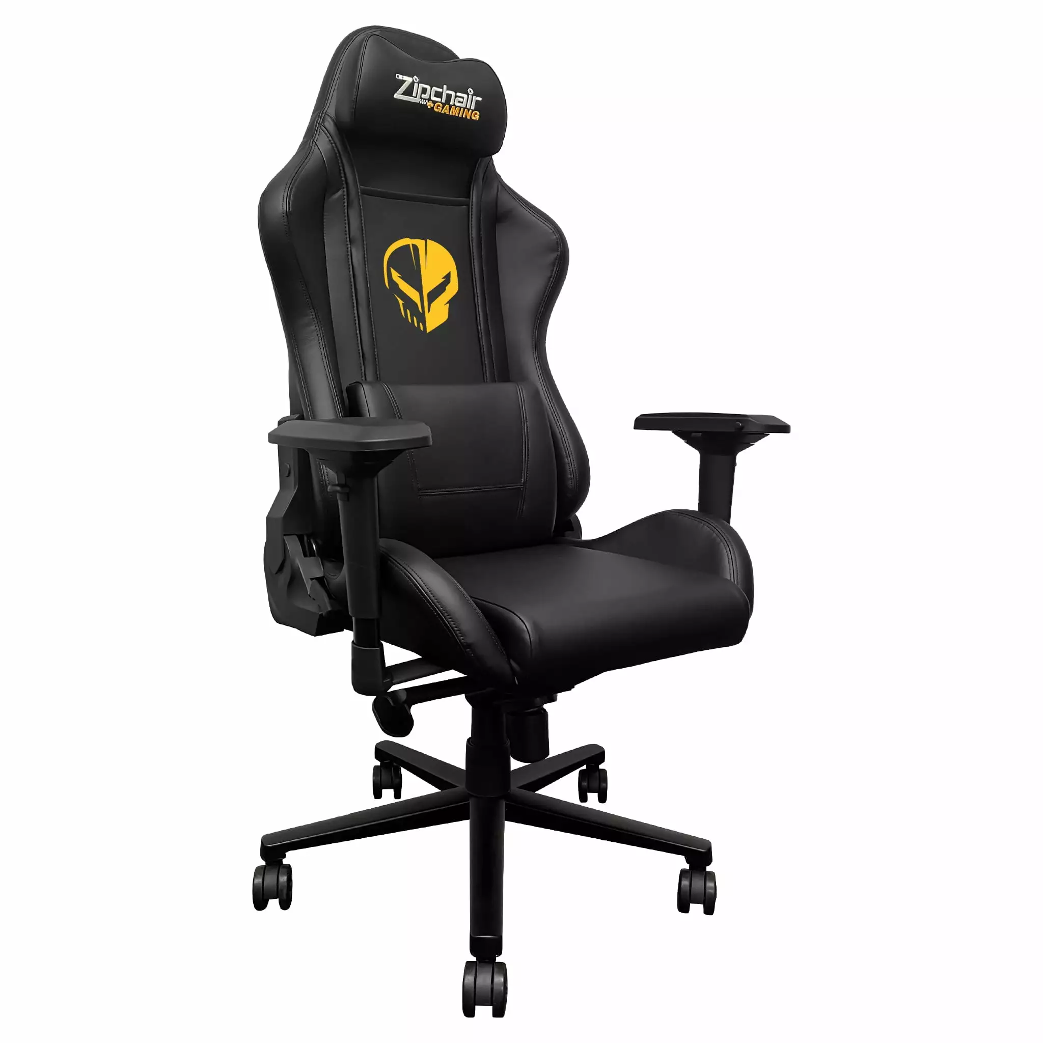 Xpression Pro Gaming Chair Corvette Jake Symbol Yellow Logo - Racing Inspired Gaming Chair DreamSeat