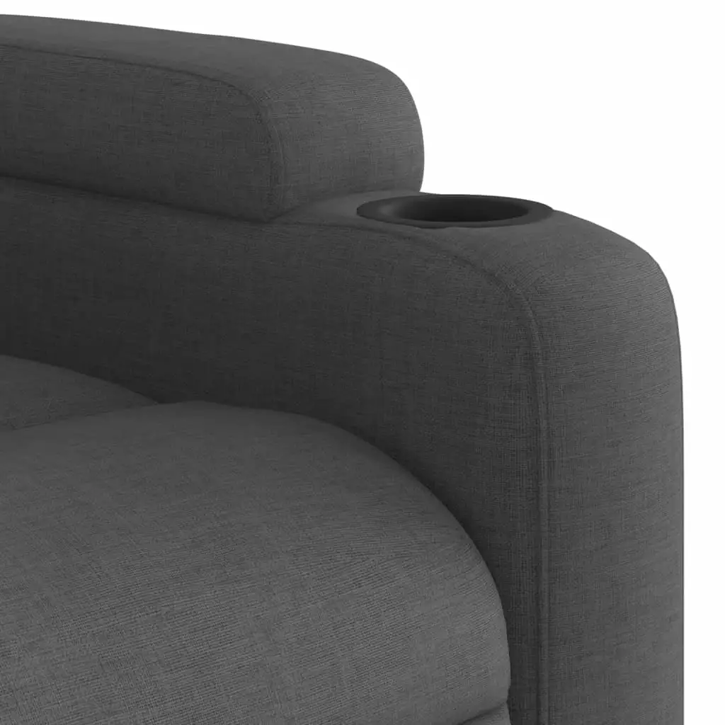 Irfora Dark Fabric Recliner Chair - Modern Comfortable Lounge Chair Living Room