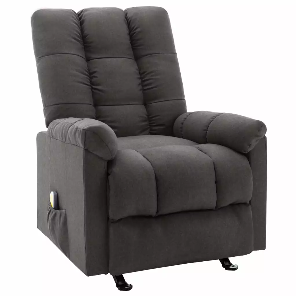 Recliner Dark Gray Fabric Ocervd
