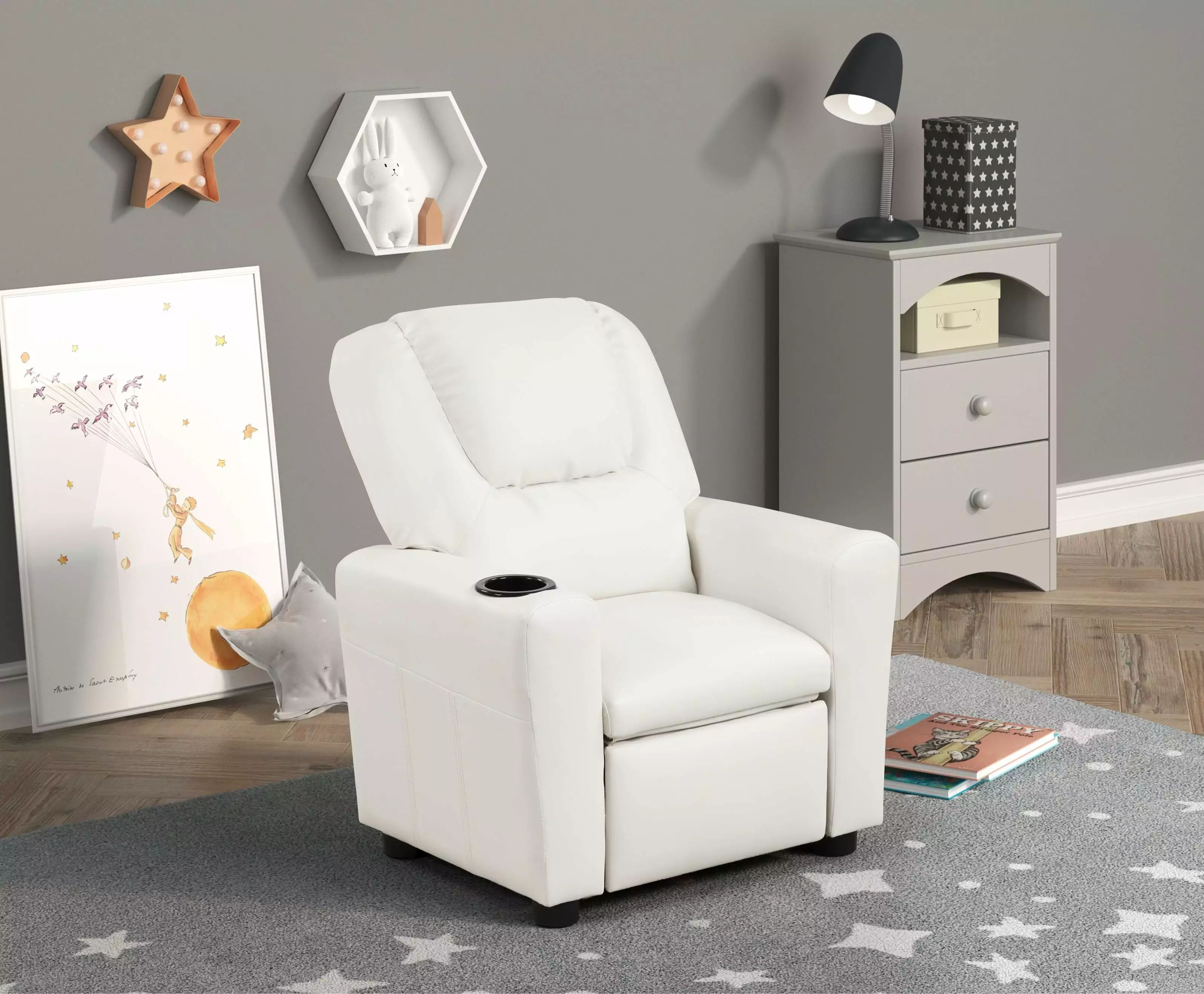 Kids Recliner Chair Cup Holder Relaxation and Comfort Yeah Depot