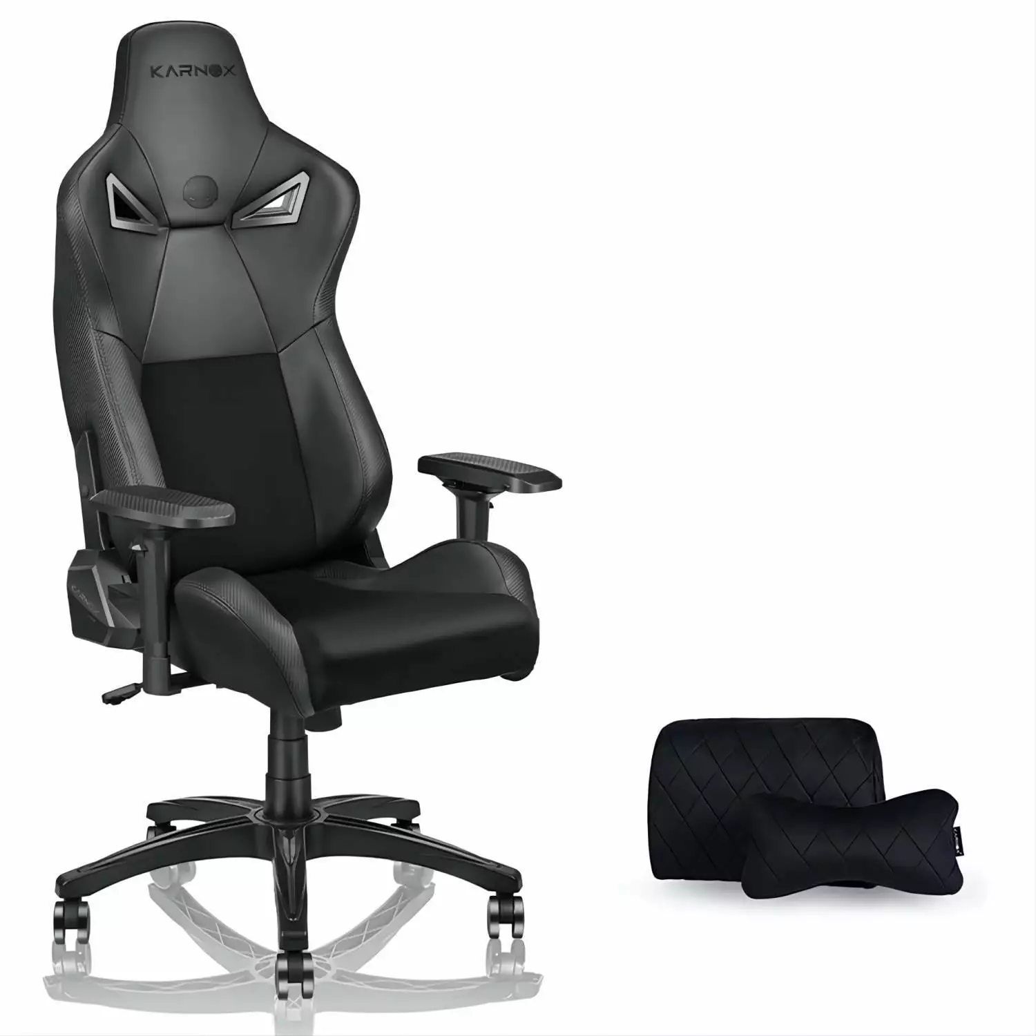 DEALTOPS Ergonomic Gaming Chair Adjustable Office Computer Chair Lumbar Support Tall Back Swivel Headrest Armrest