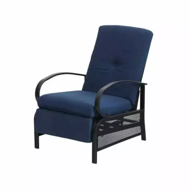 Cocam International Recliner Patio Chair Outdoor Comfortable Relaxation