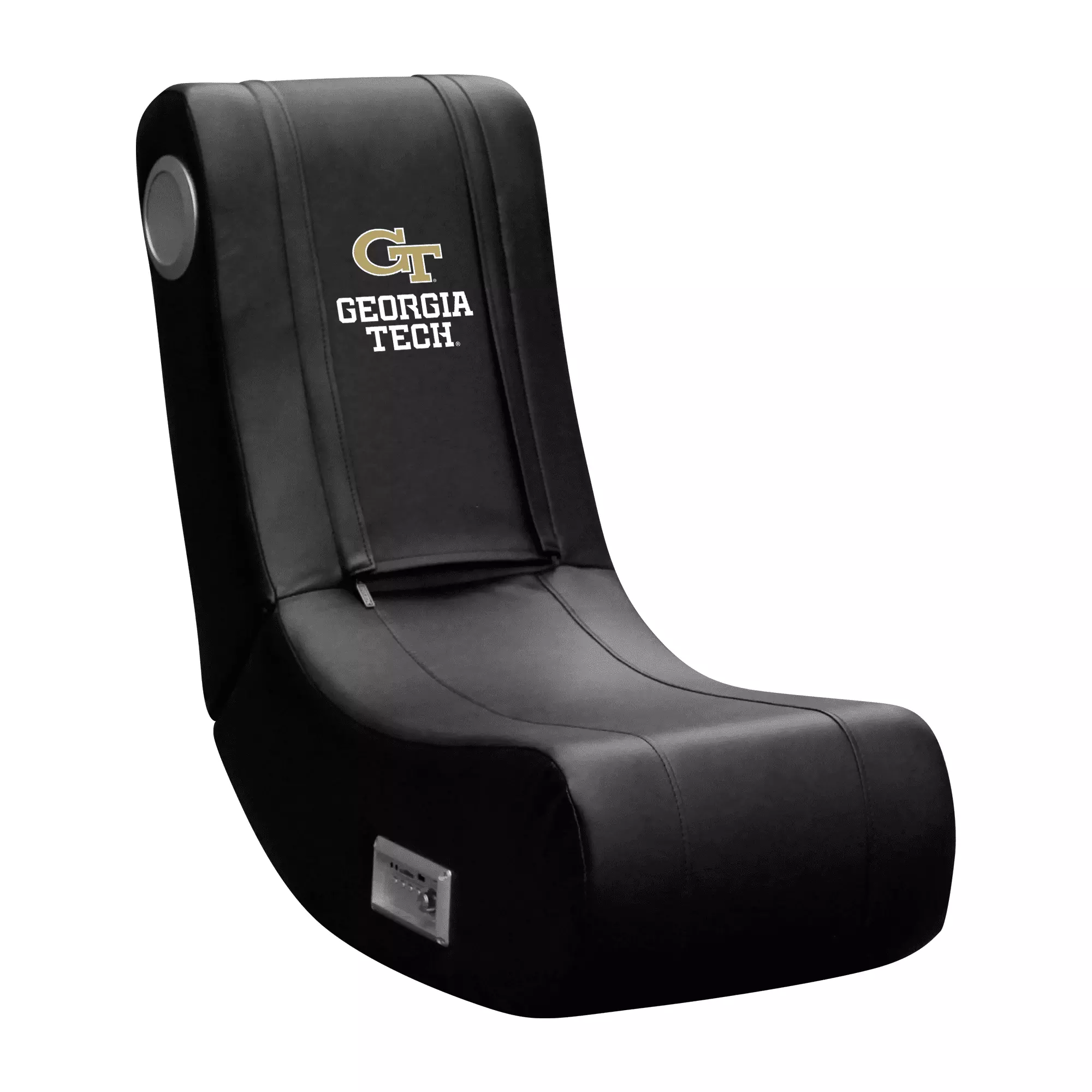 Georgia Tech Yellow Jackets Wordmark Logo Folding Game Rocker 100 Zipper System DreamSeat