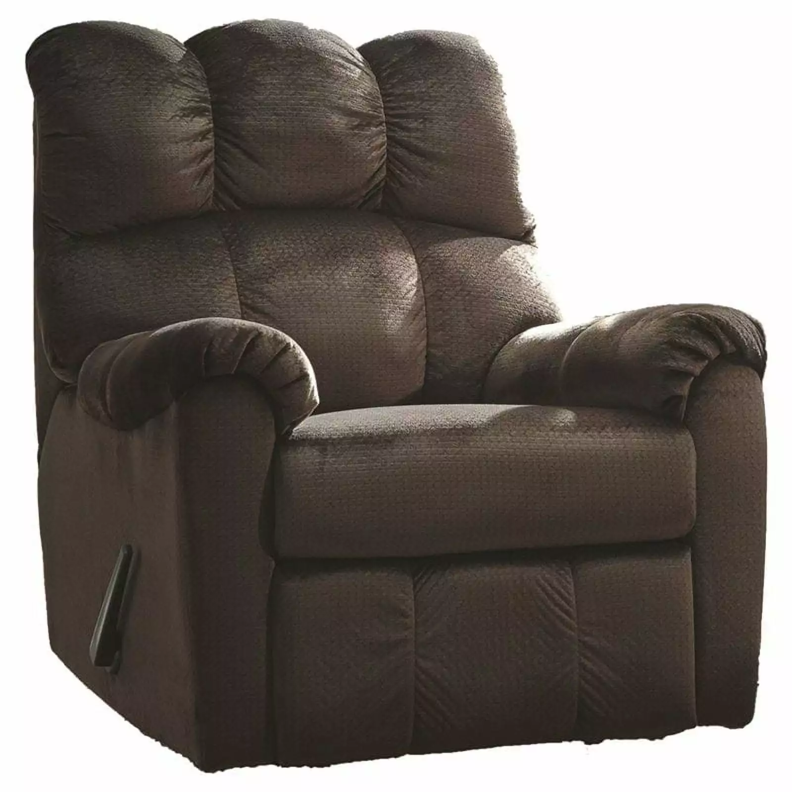Bowery Hill Contemporary Rocker Recliner Chocolate Finish Living Room Chair