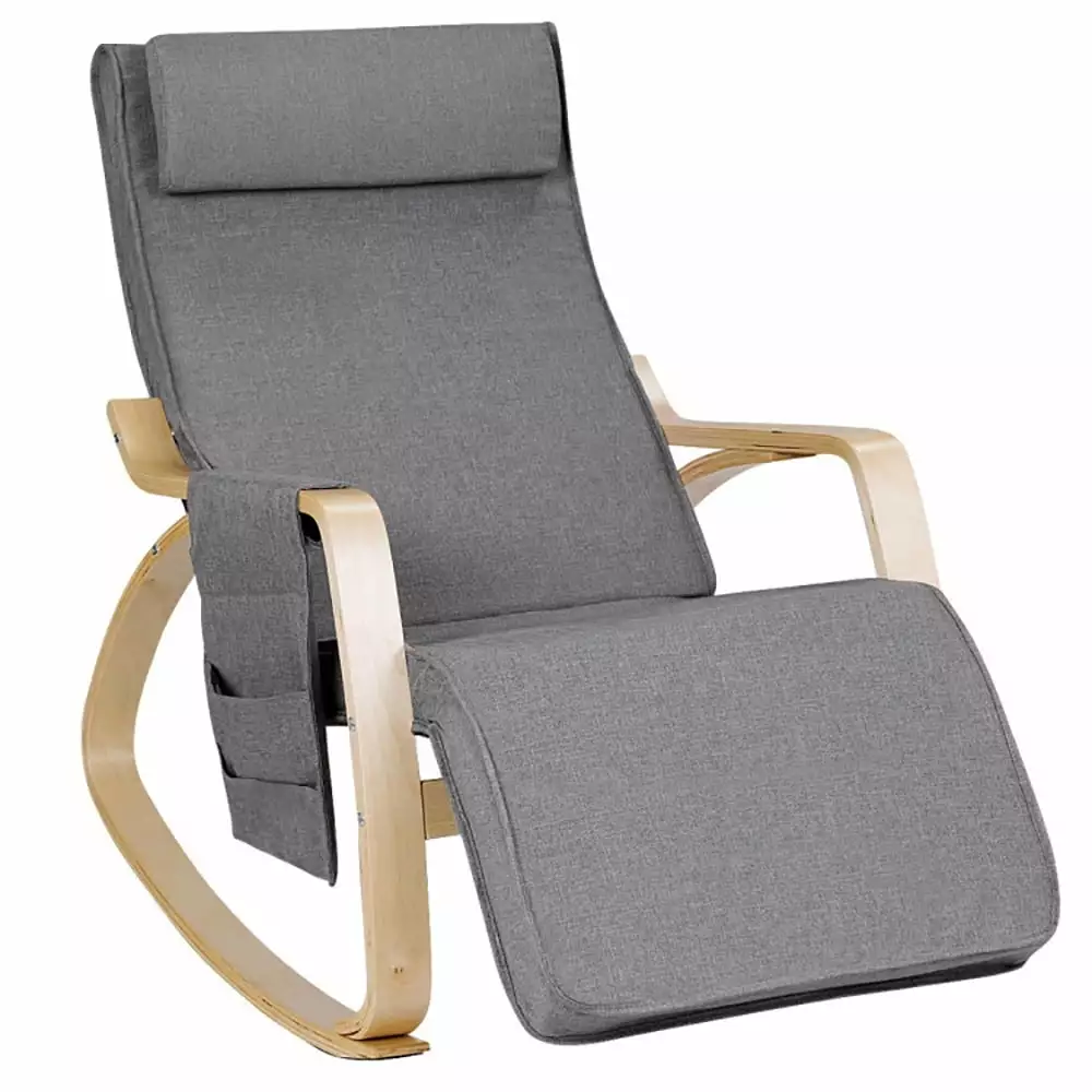 Kadyn Recliner Chair Comfortable Lounge Rocking Chair Side Pocket