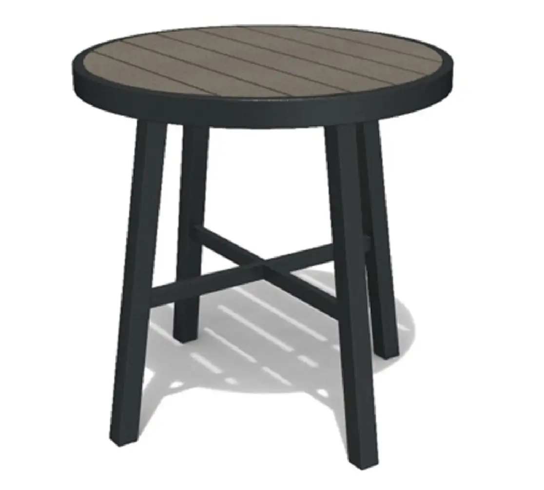 Four Seasons Courtyard 735.0900.000 Side Table Faux Wood Table Top