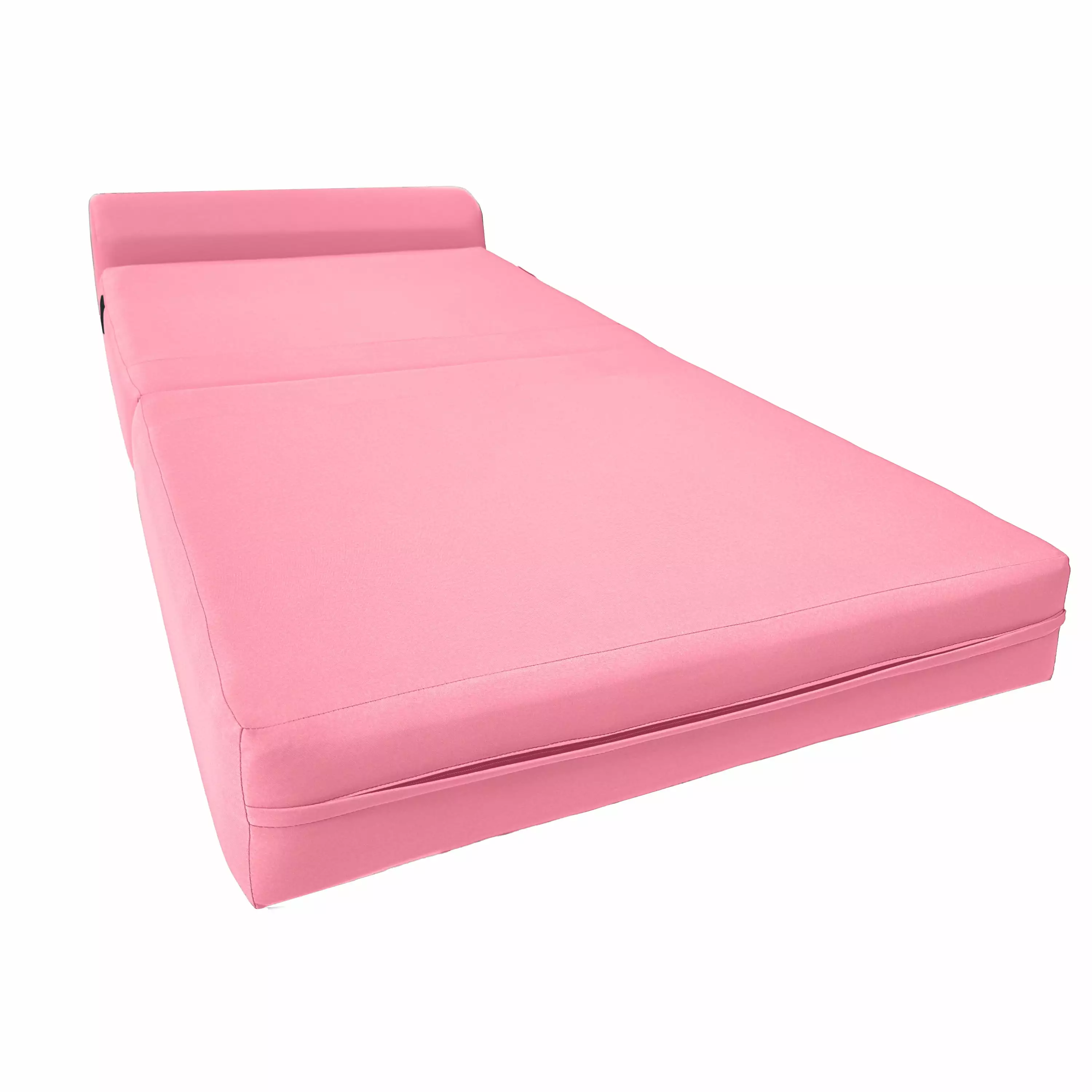 Pink Sleeper Chair Folding Foam Beds Travel-friendly Studio Sofa Guest Bed Amfuton