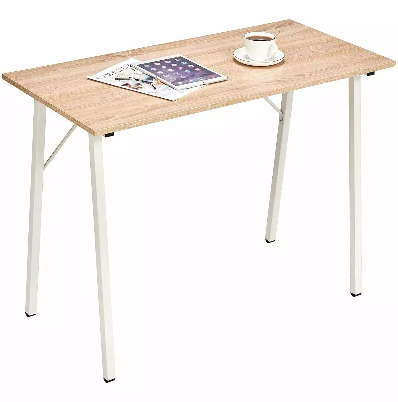 Small Computer Desk Study Writing Table Home Office Black CodYinFI