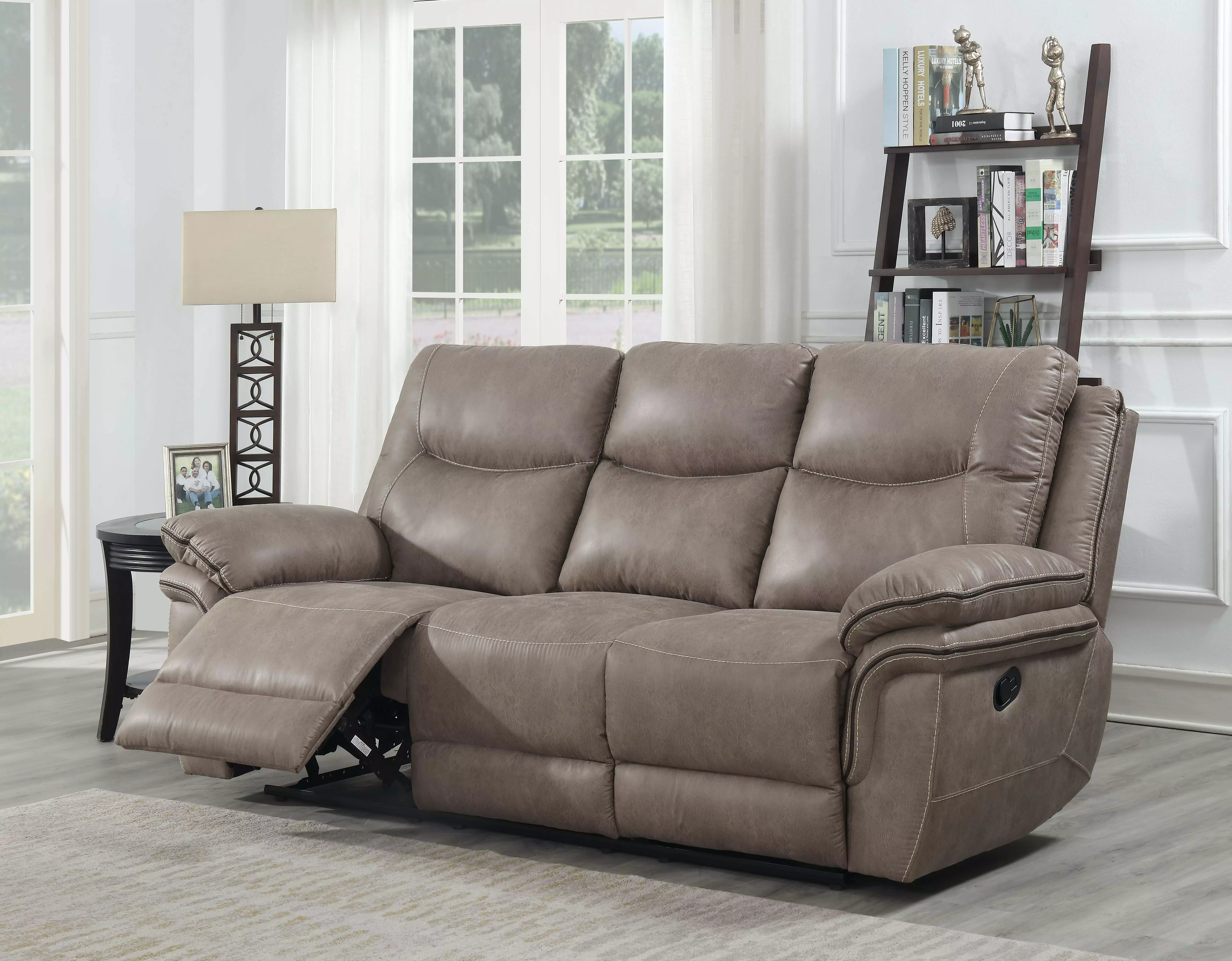DeeHome Isabella Sand Recliner Sofa Living Room