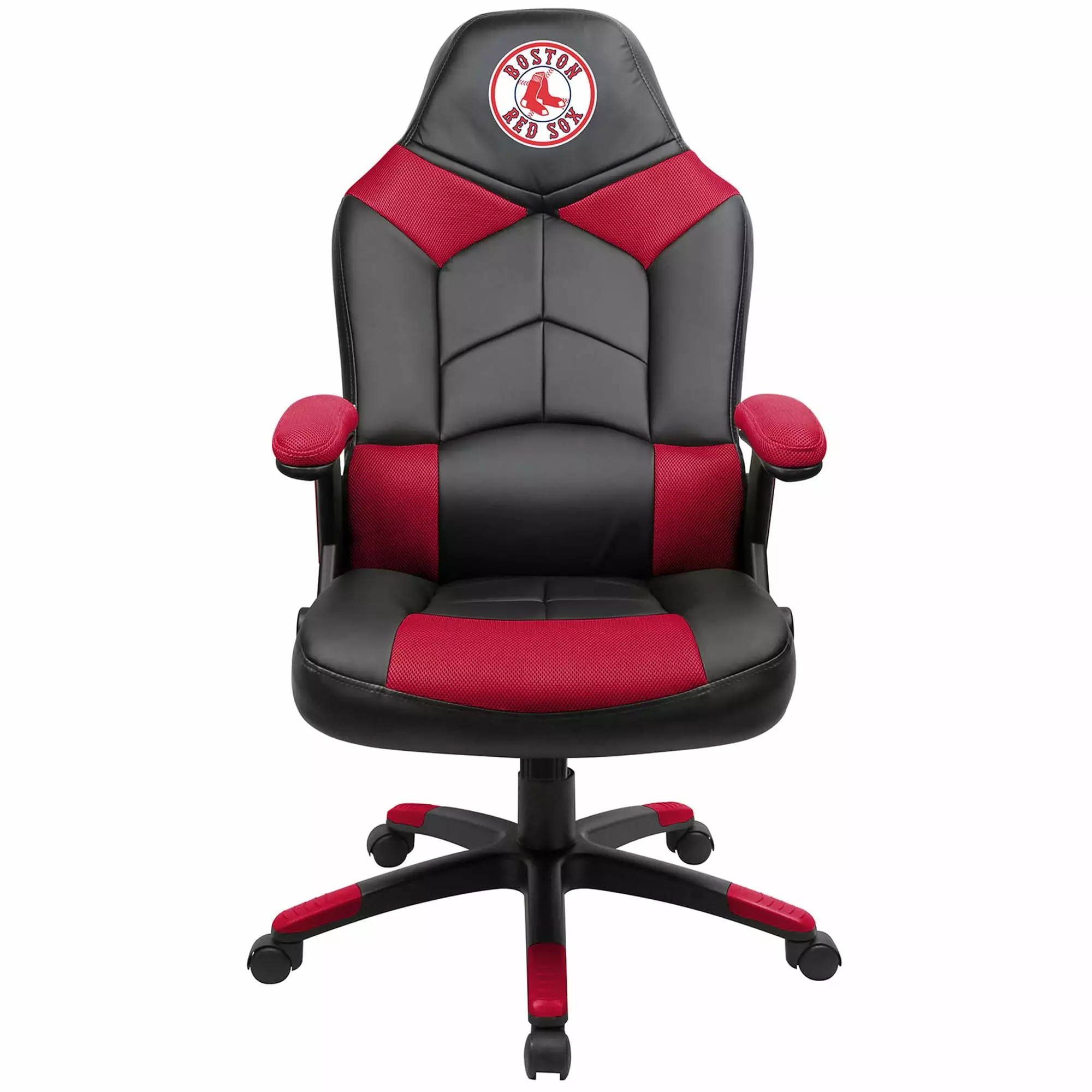 Black Boston Red Sox Oversized Gaming Chair - Officially Licensed MLB Extra Large Gaming Chair Imperial