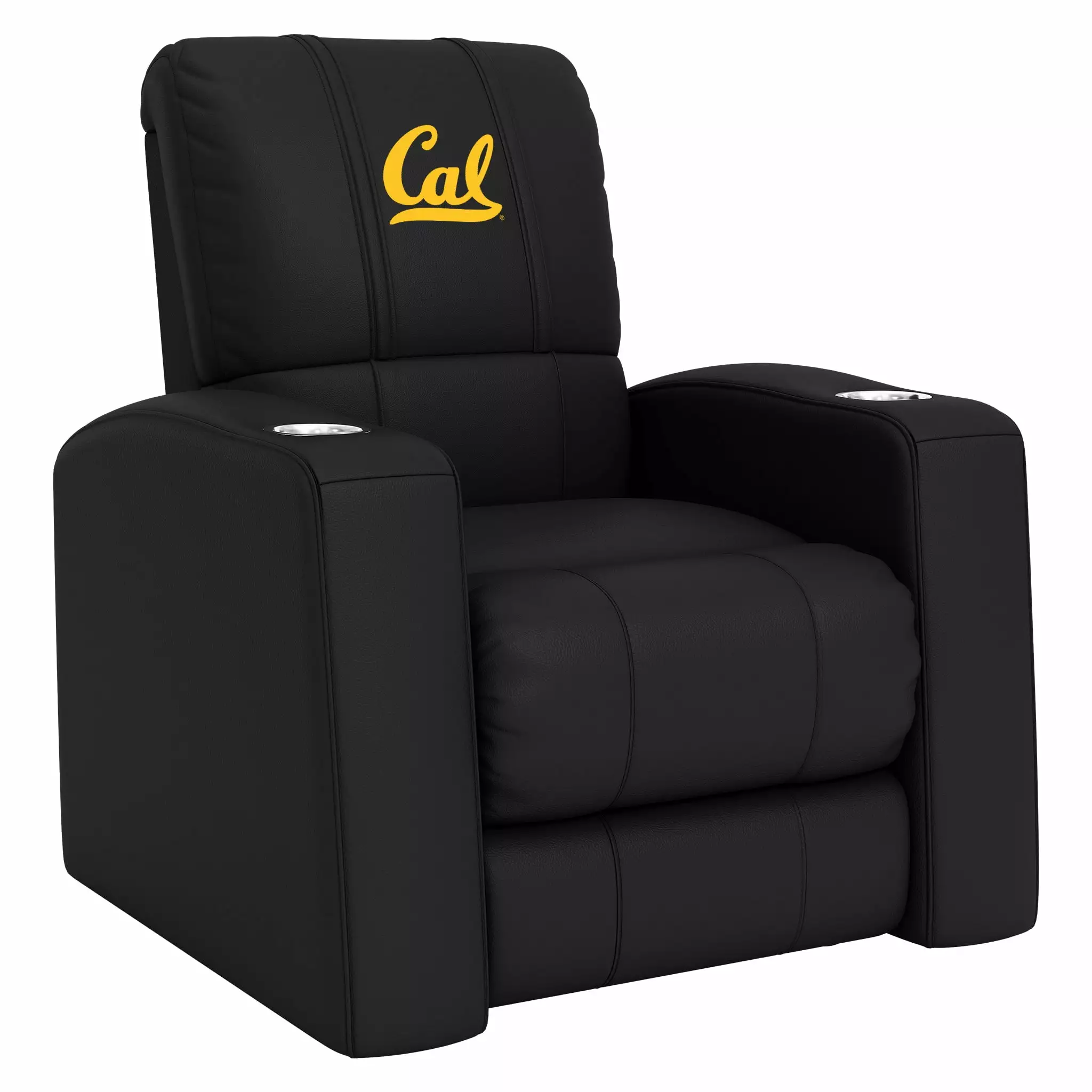 DreamSeat Relax Black Home Theater Recliner California Golden Bears Logo Full Body Support