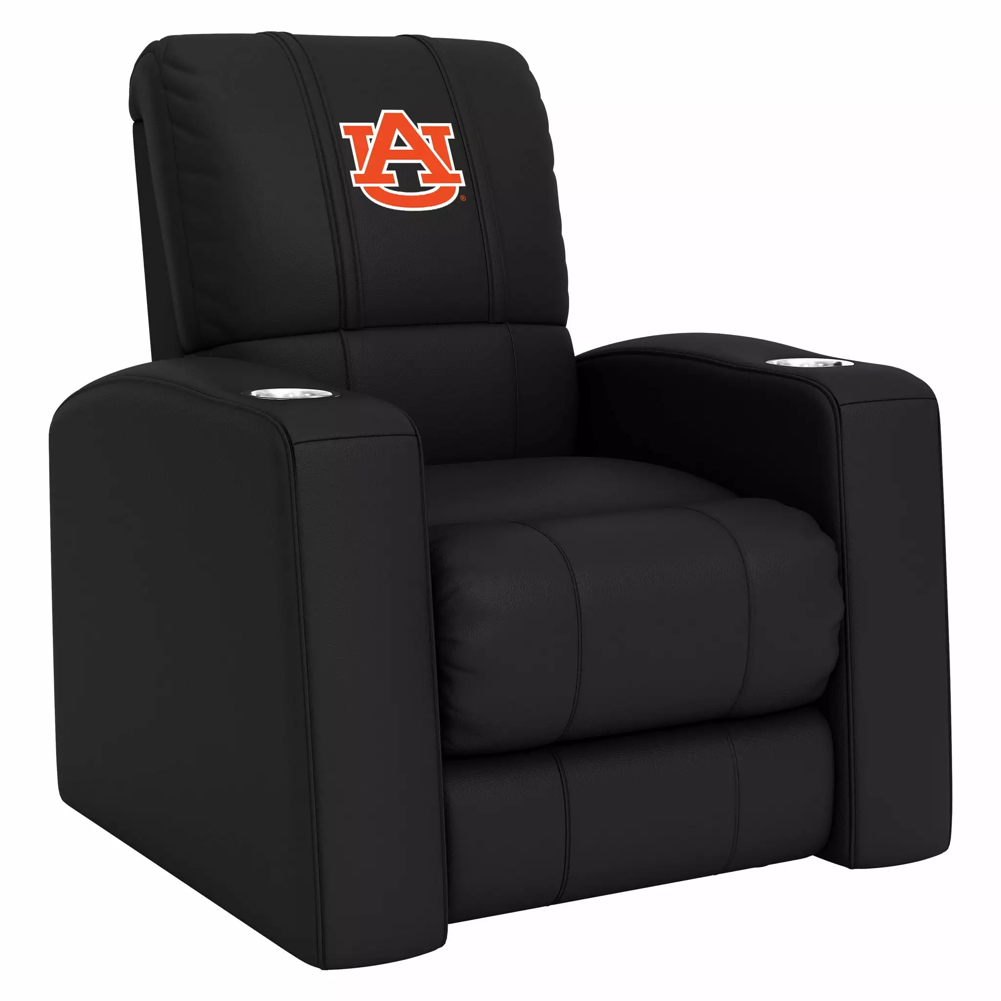 DreamSeat Relax Black Home Theater Recliner Auburn Tigers Logo Full Body Support
