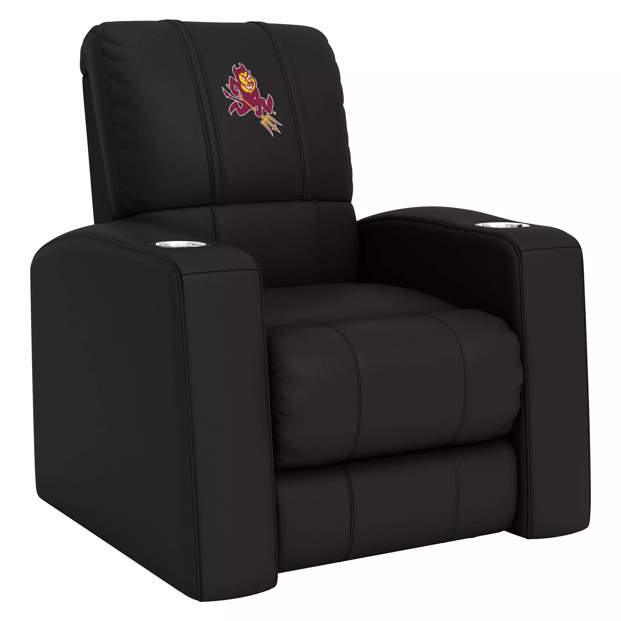 DreamSeat Relax Black Home Theater Recliner Arizona State Sparky Logo Full Body Support
