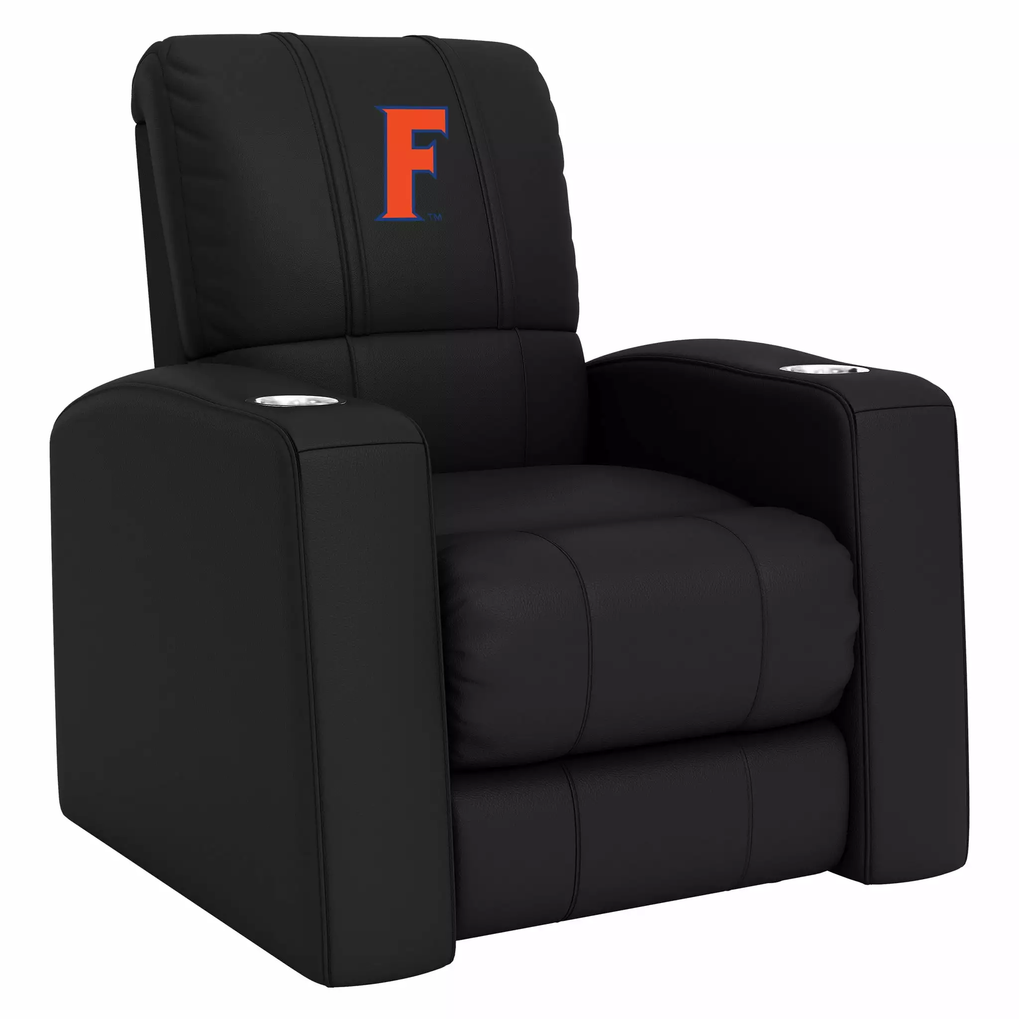 DreamSeat Relax Black Home Theater Recliner Embroidered Florida Gators Letter F Logo Full Body Support