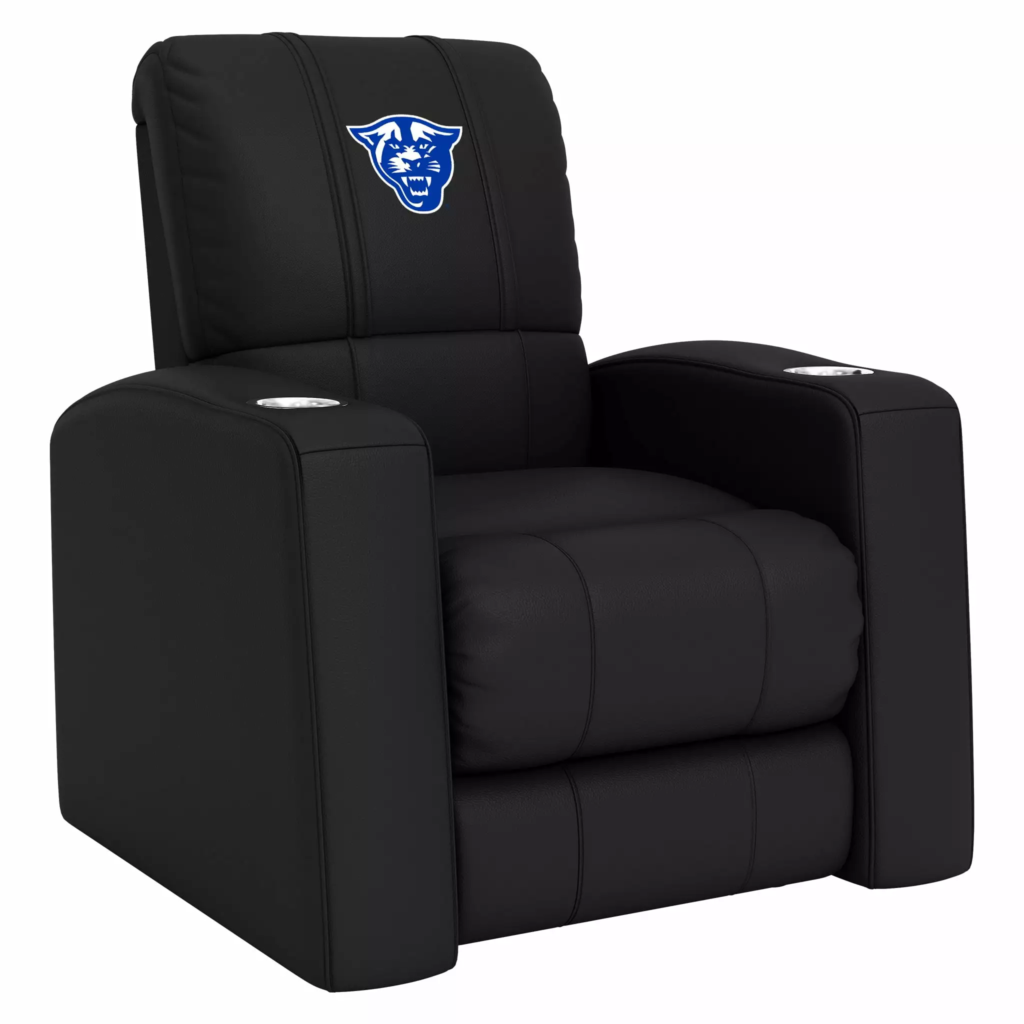 DreamSeat Relax Black Home Theater Recliner Embroidered Georgia State University Alternate Logo Full Body Support
