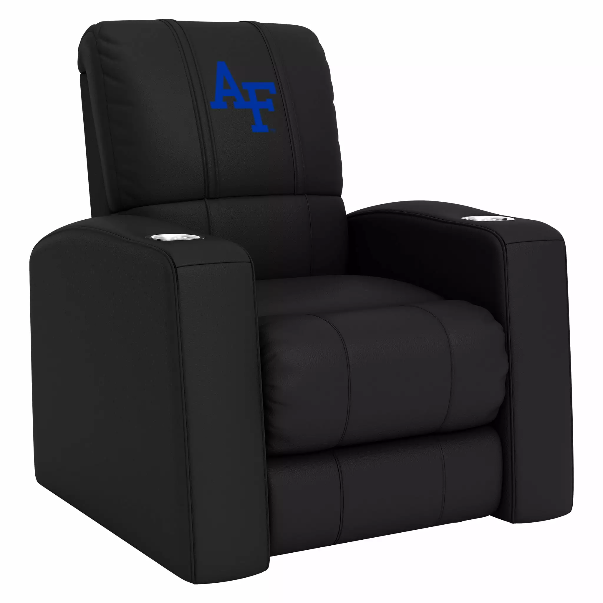 DreamSeat Relax Black Home Theater Recliner Embroidered Air Force Falcons Logo Full Body Support