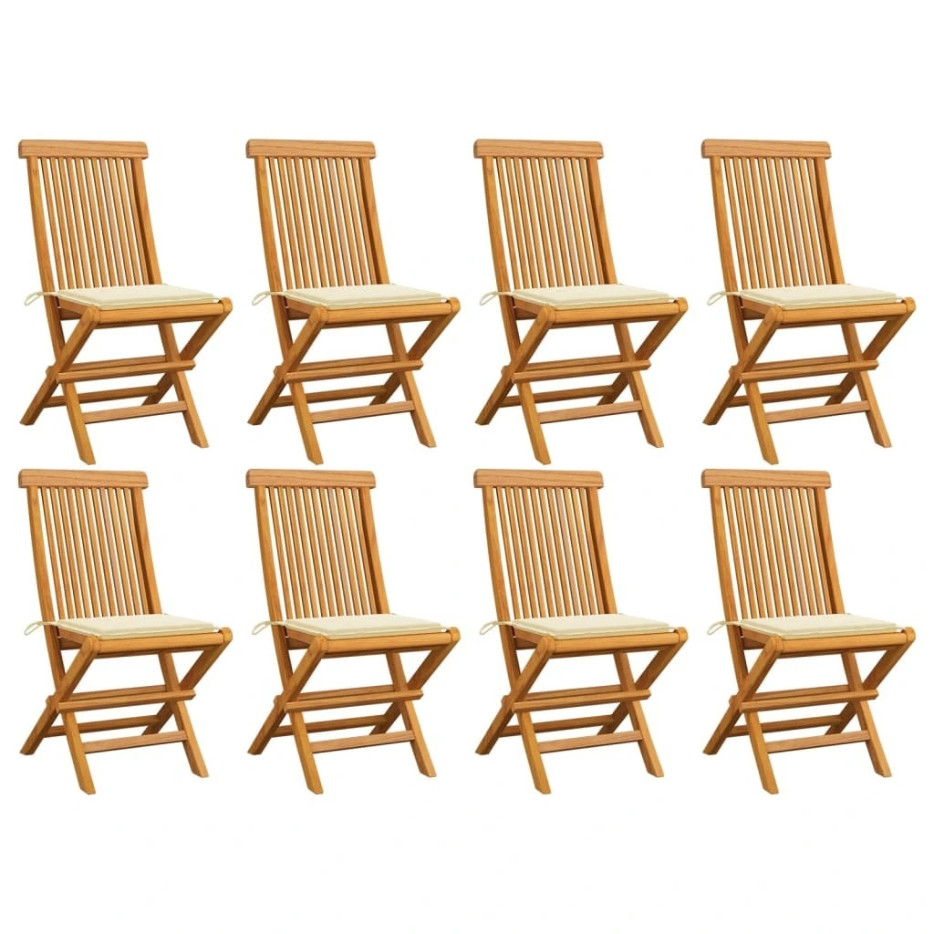 Stacking Patio Bench Cushion 62.6 Inches Solid Teak Wood Phoenix Dropship