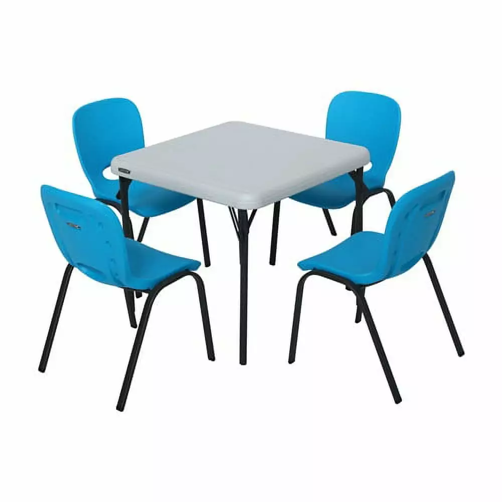 Lifetime Childrens Table and 4 Stacking Chair Combo 80499
