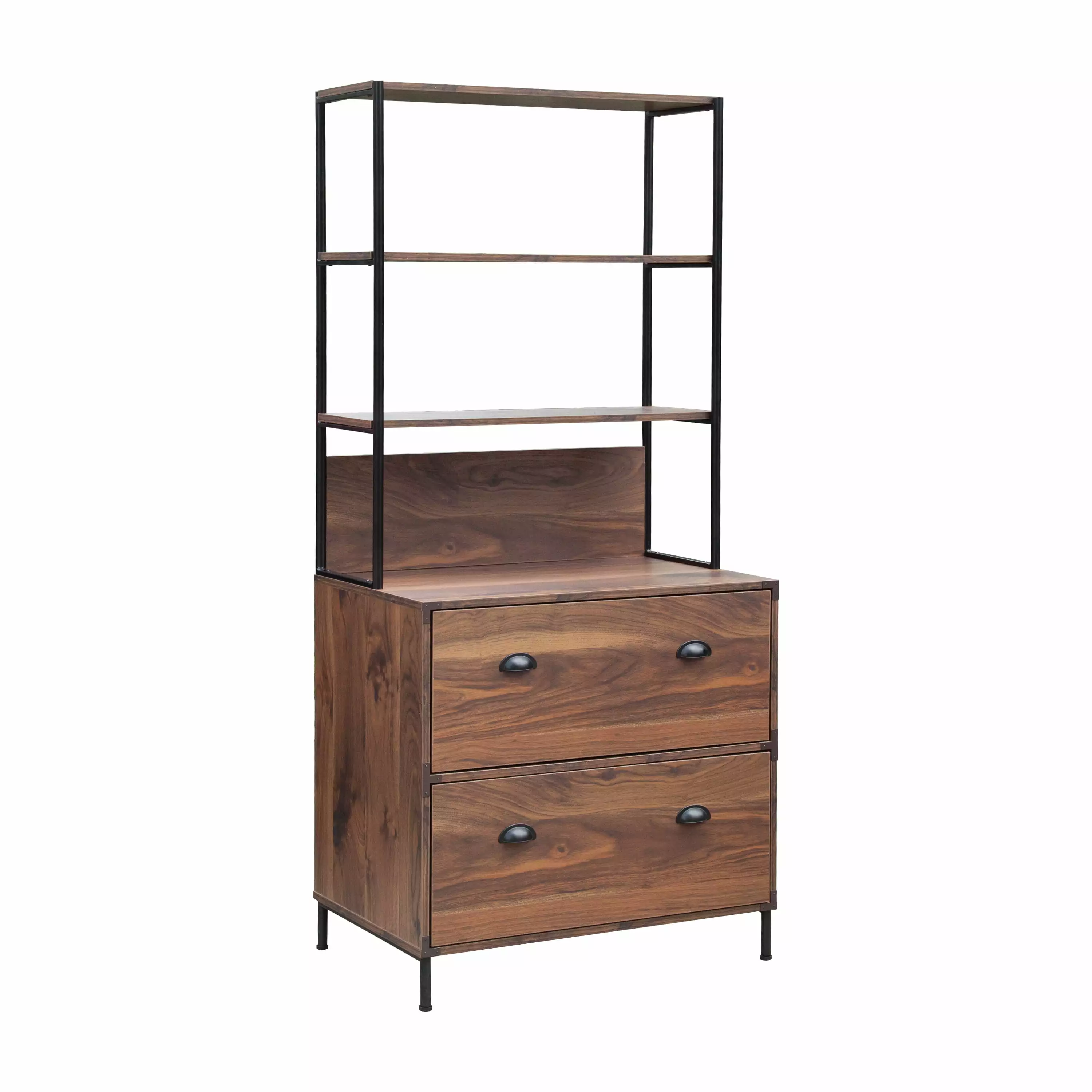 AGH Deco 67.5 Standard Bookcase Drawers Storage Shelf Unit