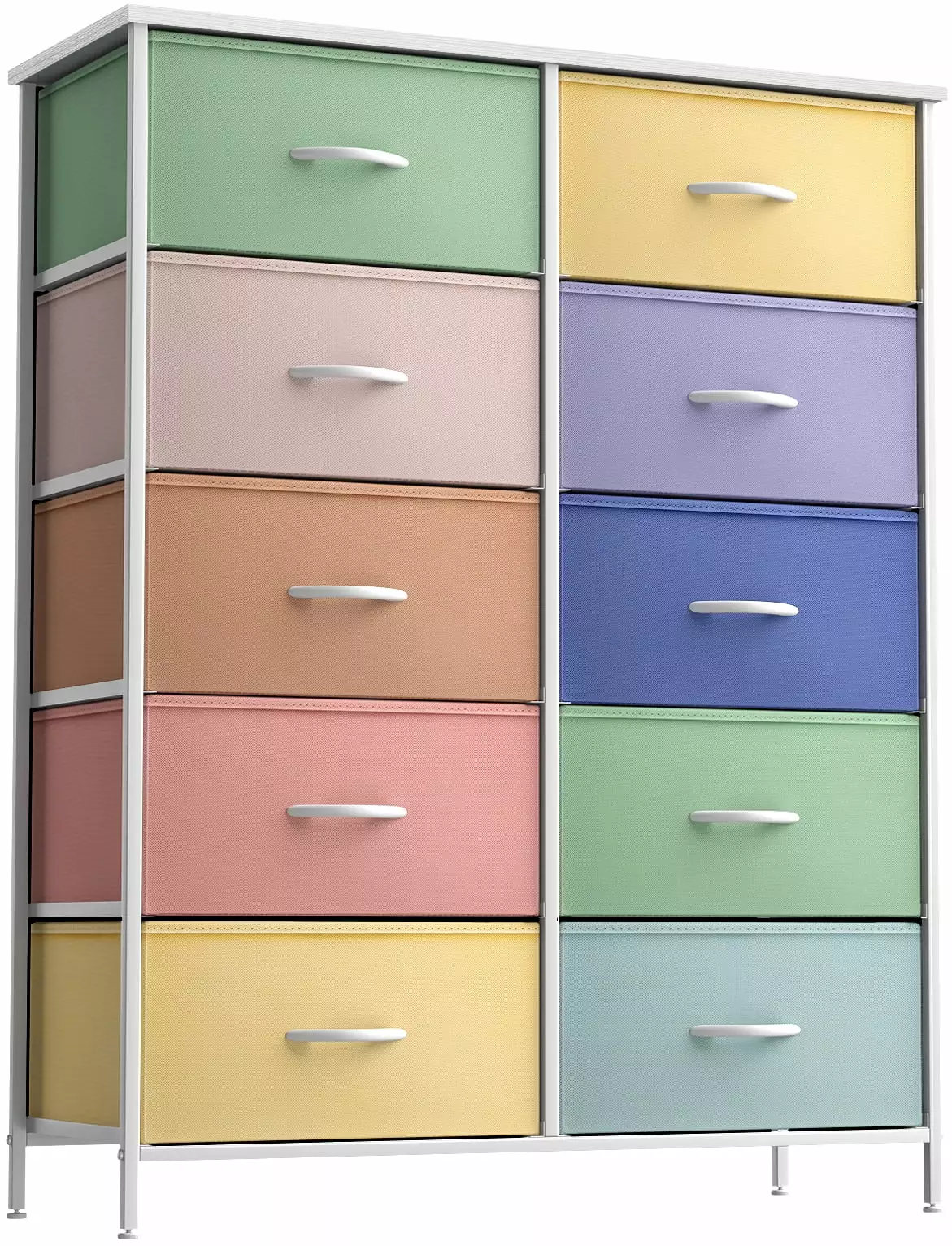 Sorbus Dresser 10 Drawers Storage Unit Arranger Chest Clothes Bedroom Kids Room Nursery Closet
