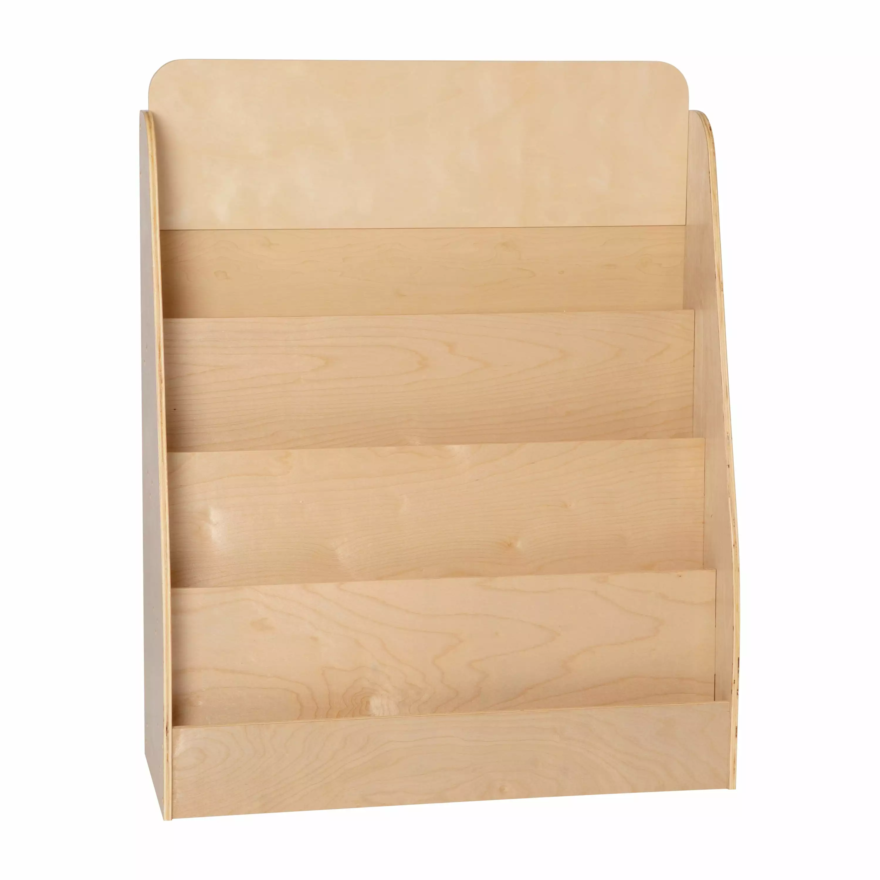 Flash Furniture Hercules Kids 4 Shelves Wooden Classroom Storage - Natural