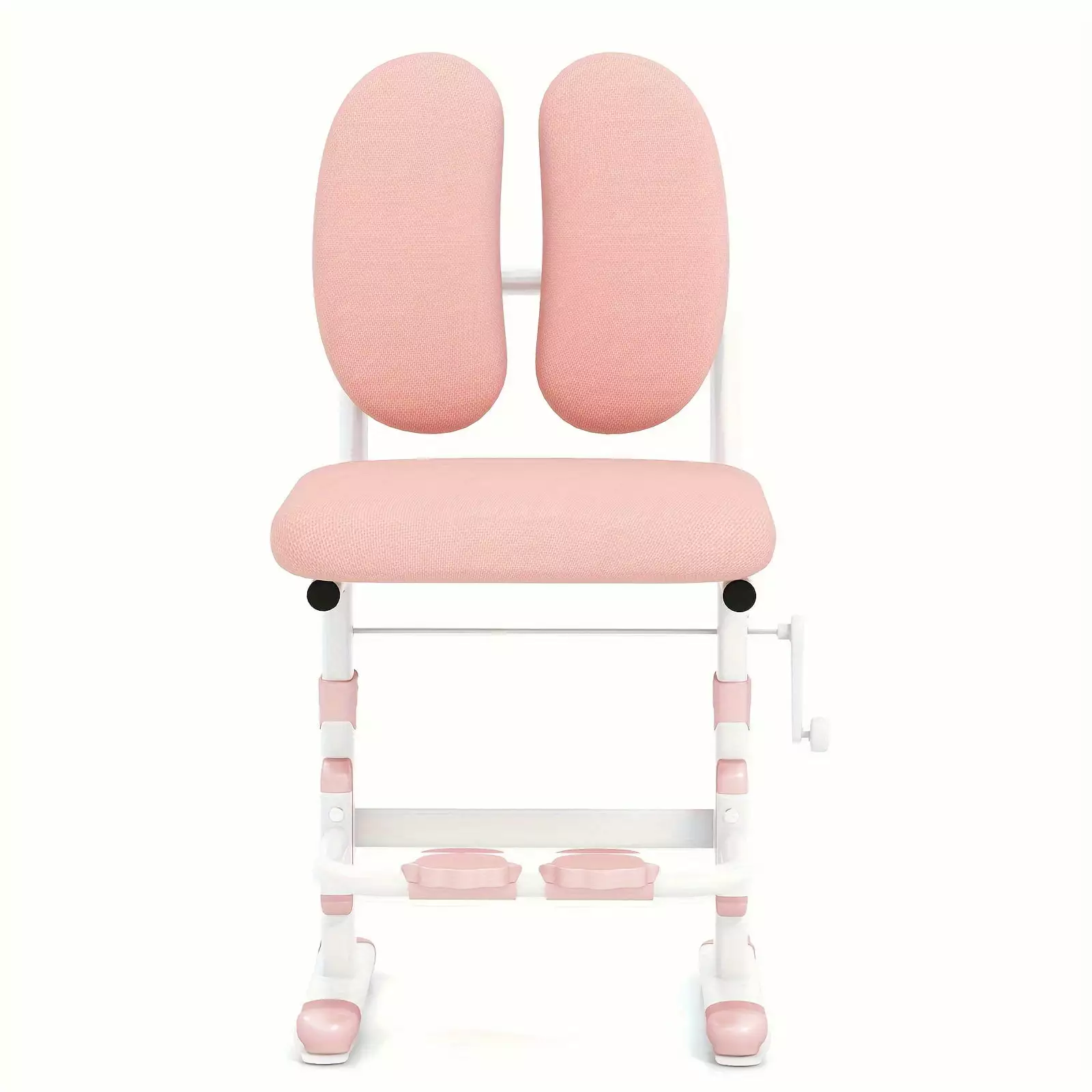Kids Desk Chair Height-Adjustable Student Study Chair Double Back Support Breathable Mesh Seat Rotatable Footrests Ergonom...