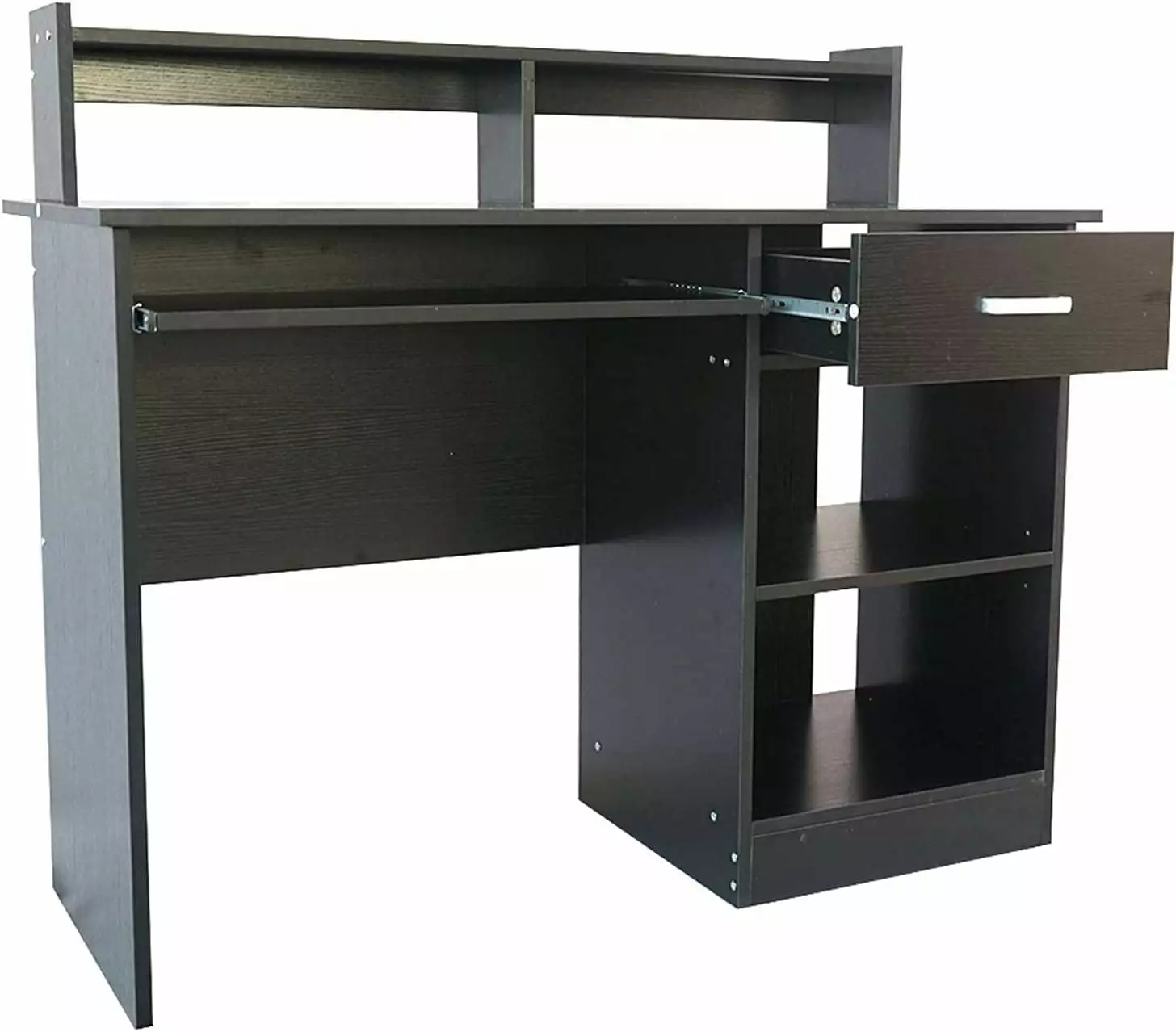 Gift Kids 43 Inch Home Office Computer Desk - Wooden Study Table 2-Tier Storage Shelf Sold out!