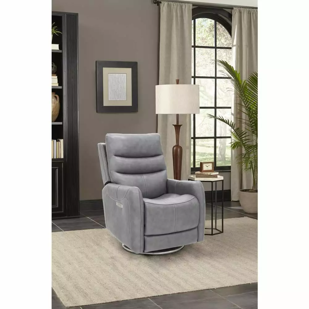 Barcalounger 3PHL-1215 San Marco Swivel Recliner w/Power Recline Power Head Rest Power Lumbar Lay Flat